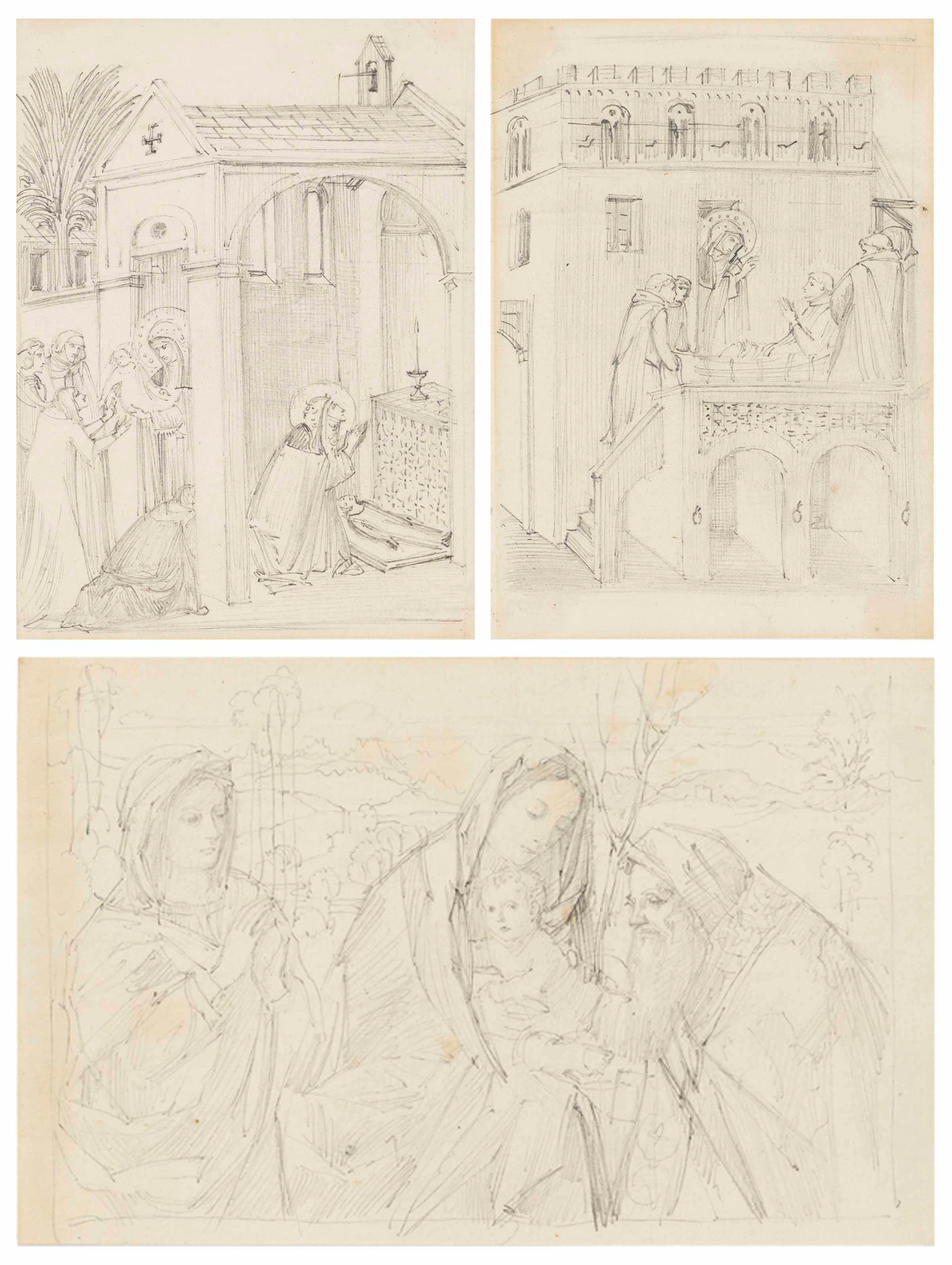 A collection of studies after Old Masters