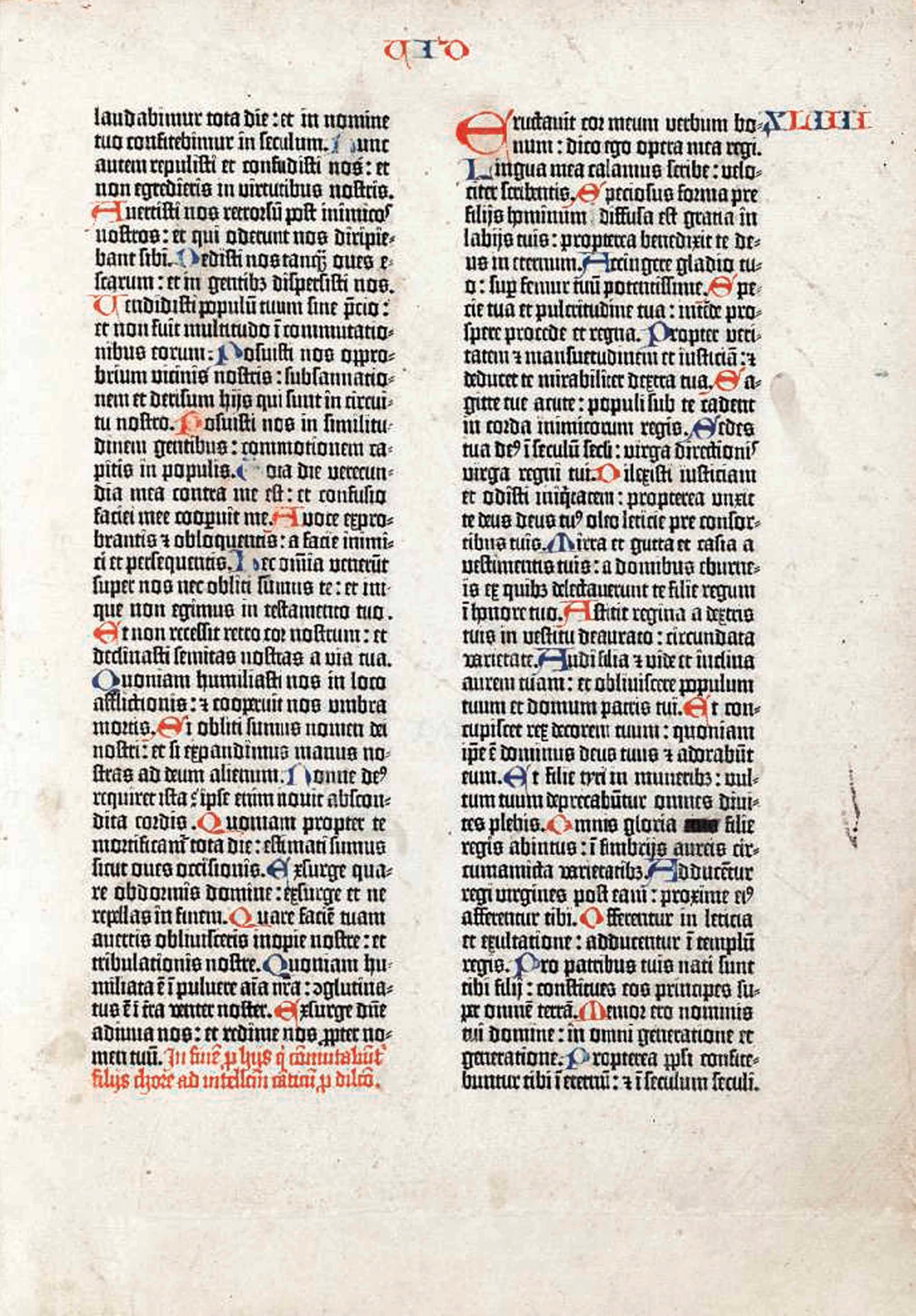 GUTENBERG, Johann – BIBLIA LATINA [Mainz: Johann Gutenberg a...