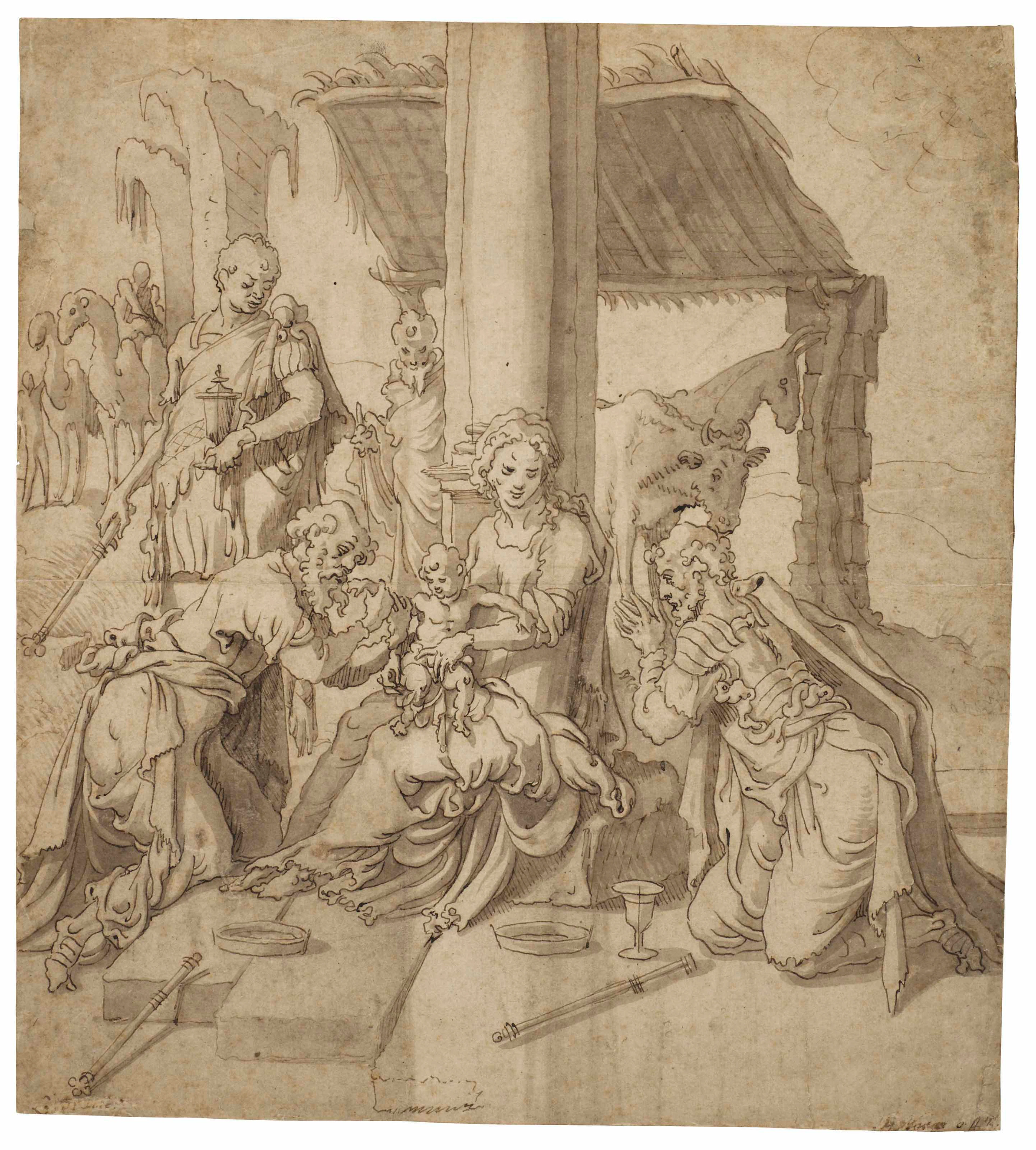 Pieter Aertsen (Amsterdam 1508-1575) The Adoration of the Magi