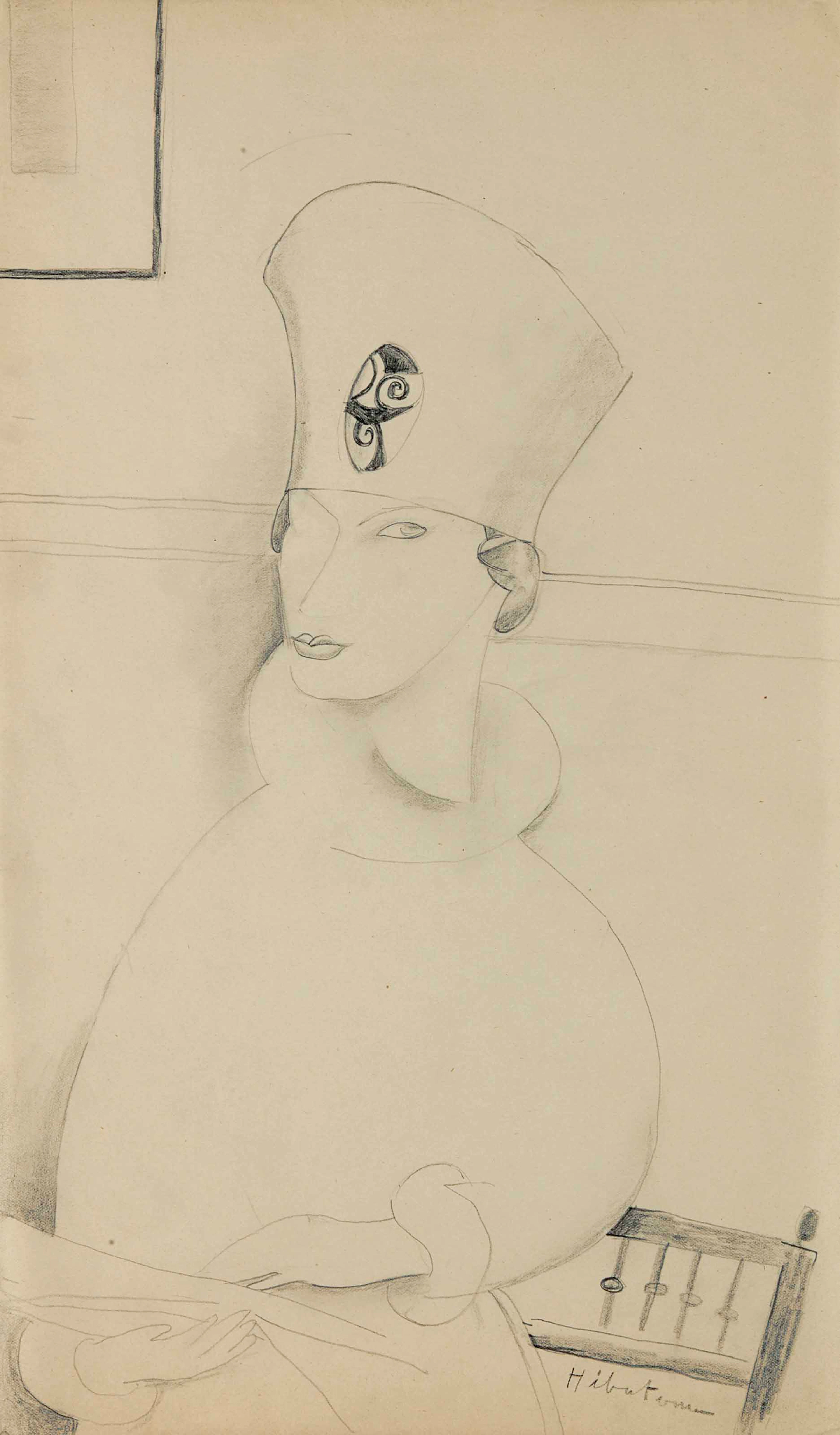 Femme à la toque