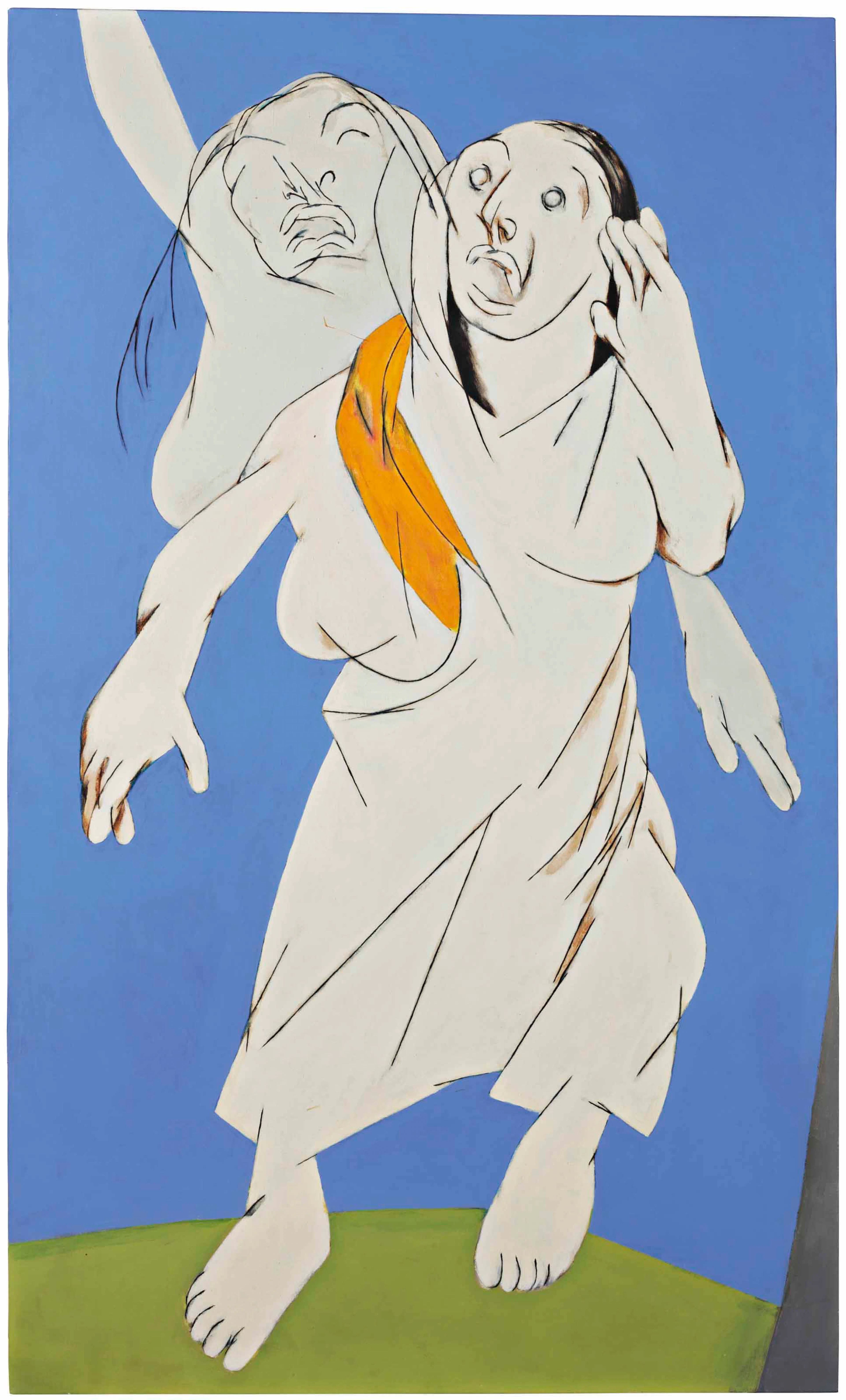 TYEB MEHTA (1925-2009) Two Figures