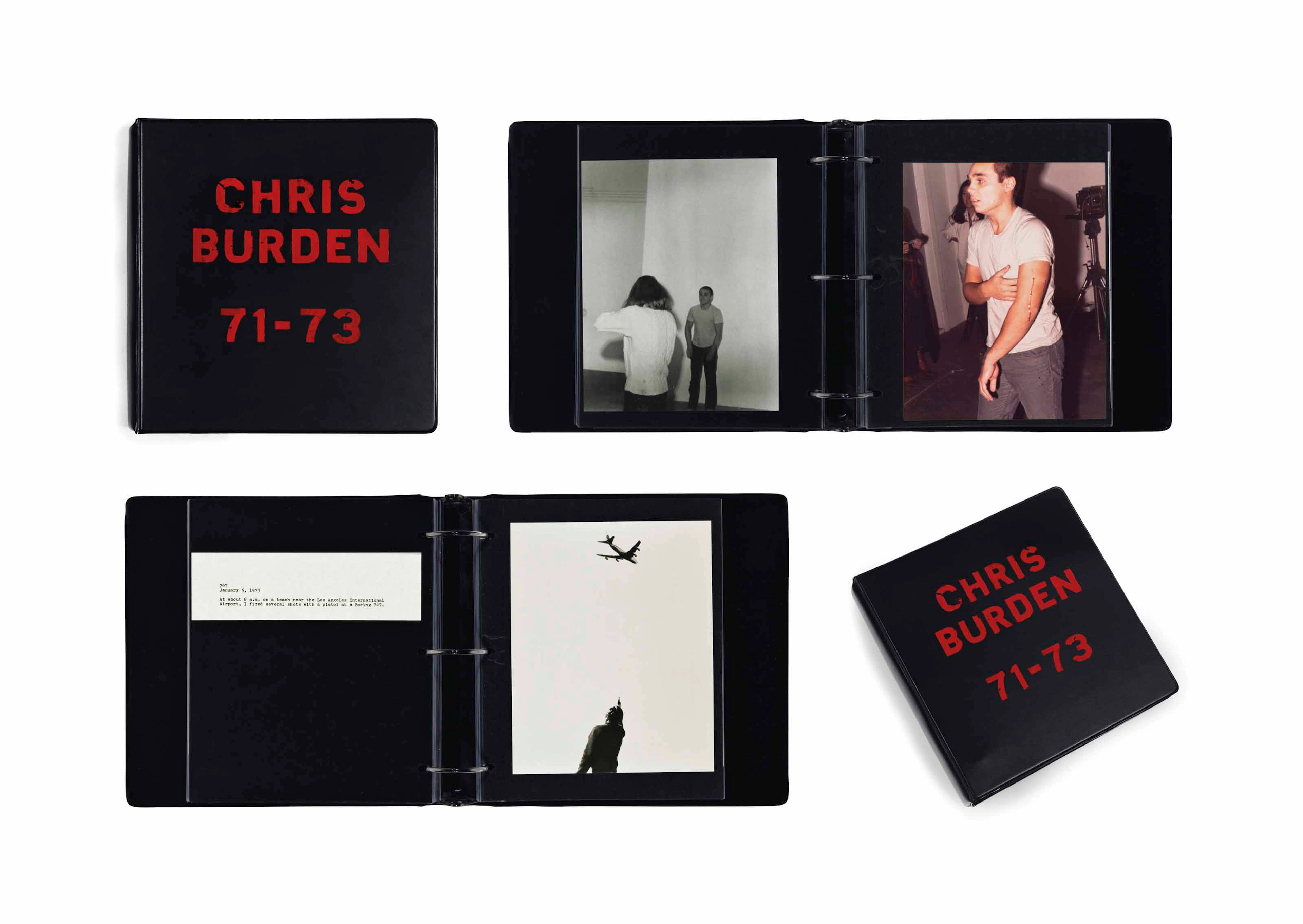 Chris Burden (1946–2015) Deluxe Photo Book: 1971-73