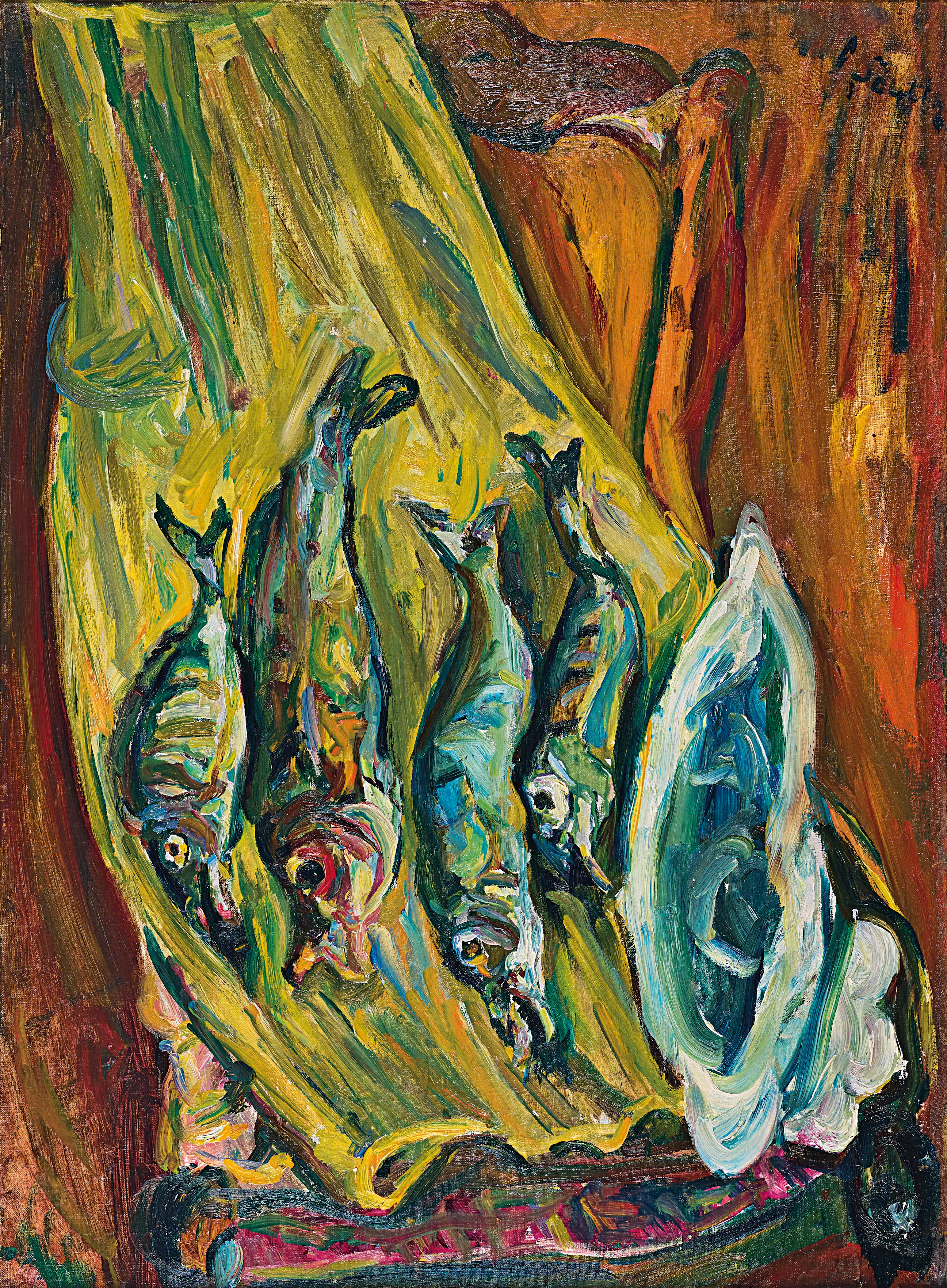 Chaïm Soutine (1893-1943) Nature morte aux poissons