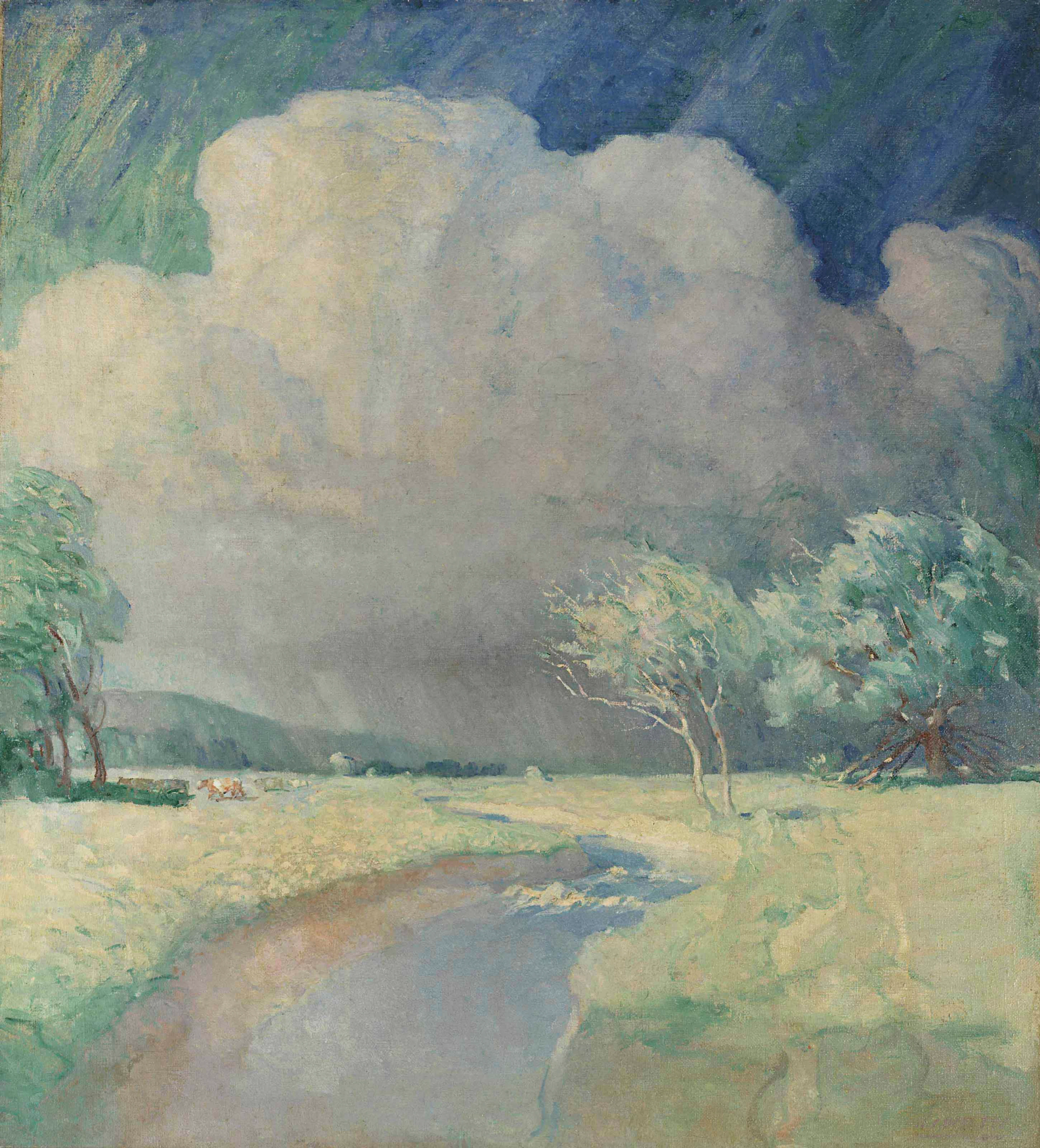 Newell Convers Wyeth (1882-1945) Brandywine Landscape