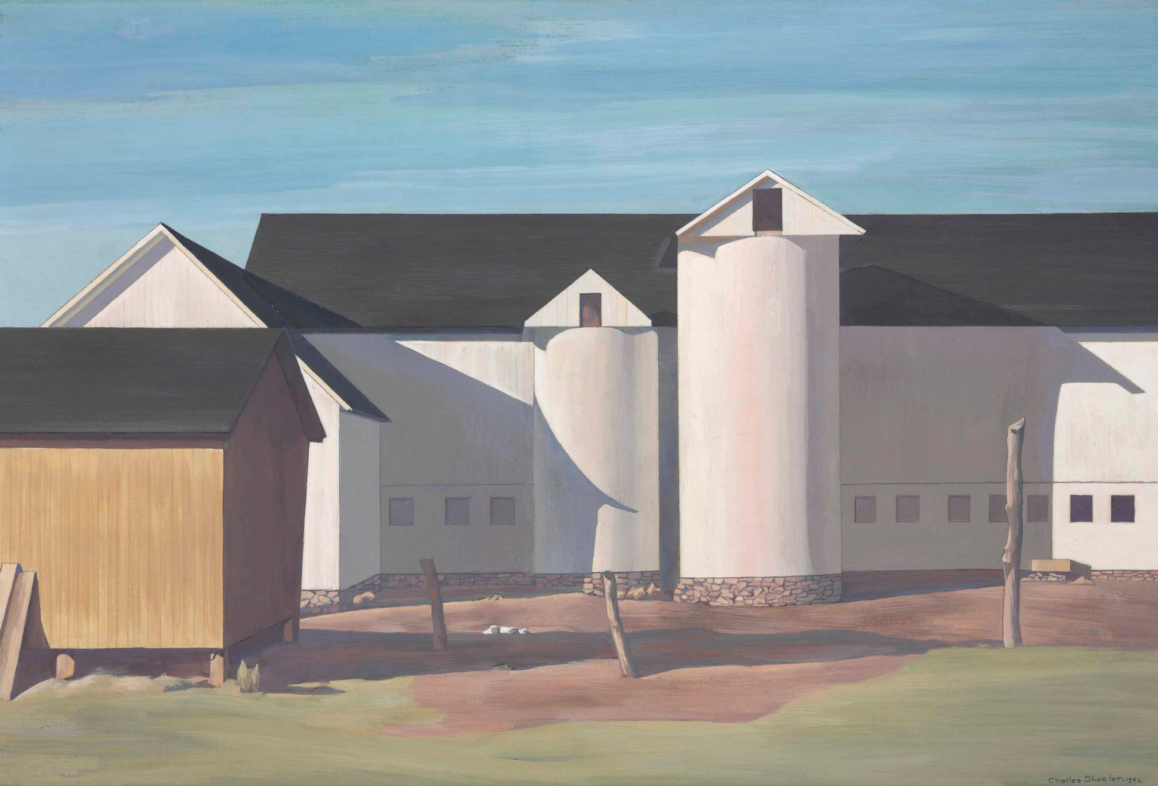 Charles Sheeler (1883-1965) White Sentinels