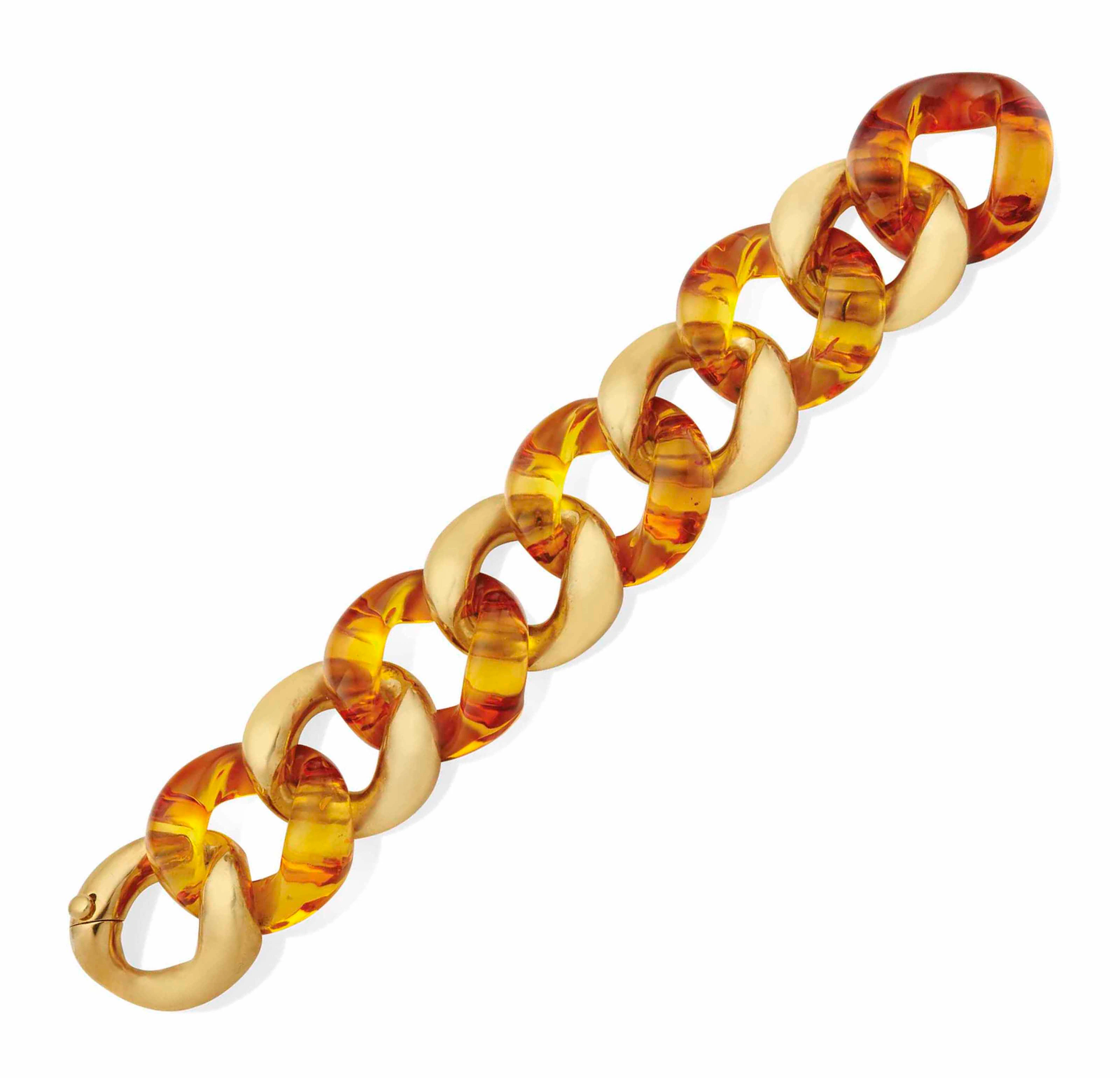 BRACELET AMBRE, PAR SEAMAN SCHEPPS