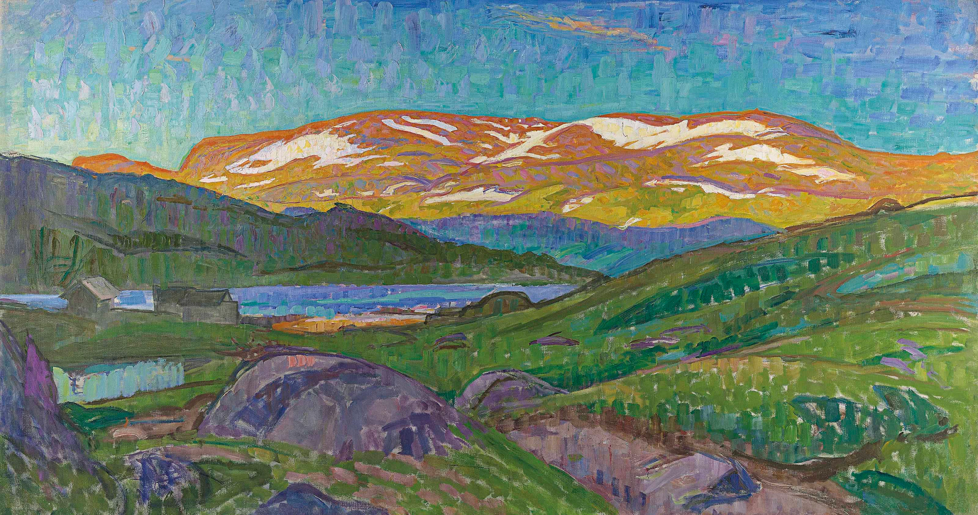 Landskap från Gjendesheim