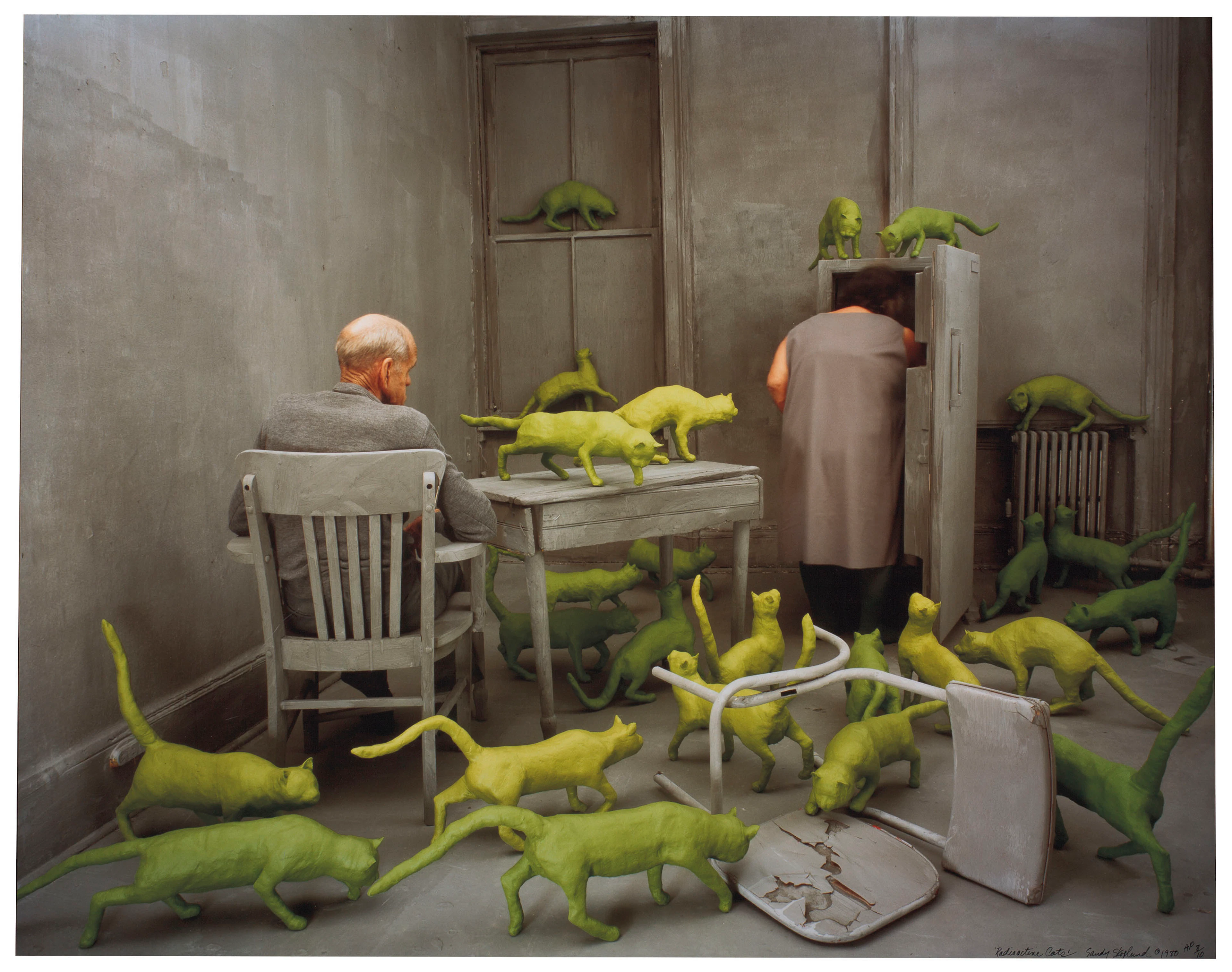 SANDY SKOGLUND (B. 1946) Radioactive Cats, 1980