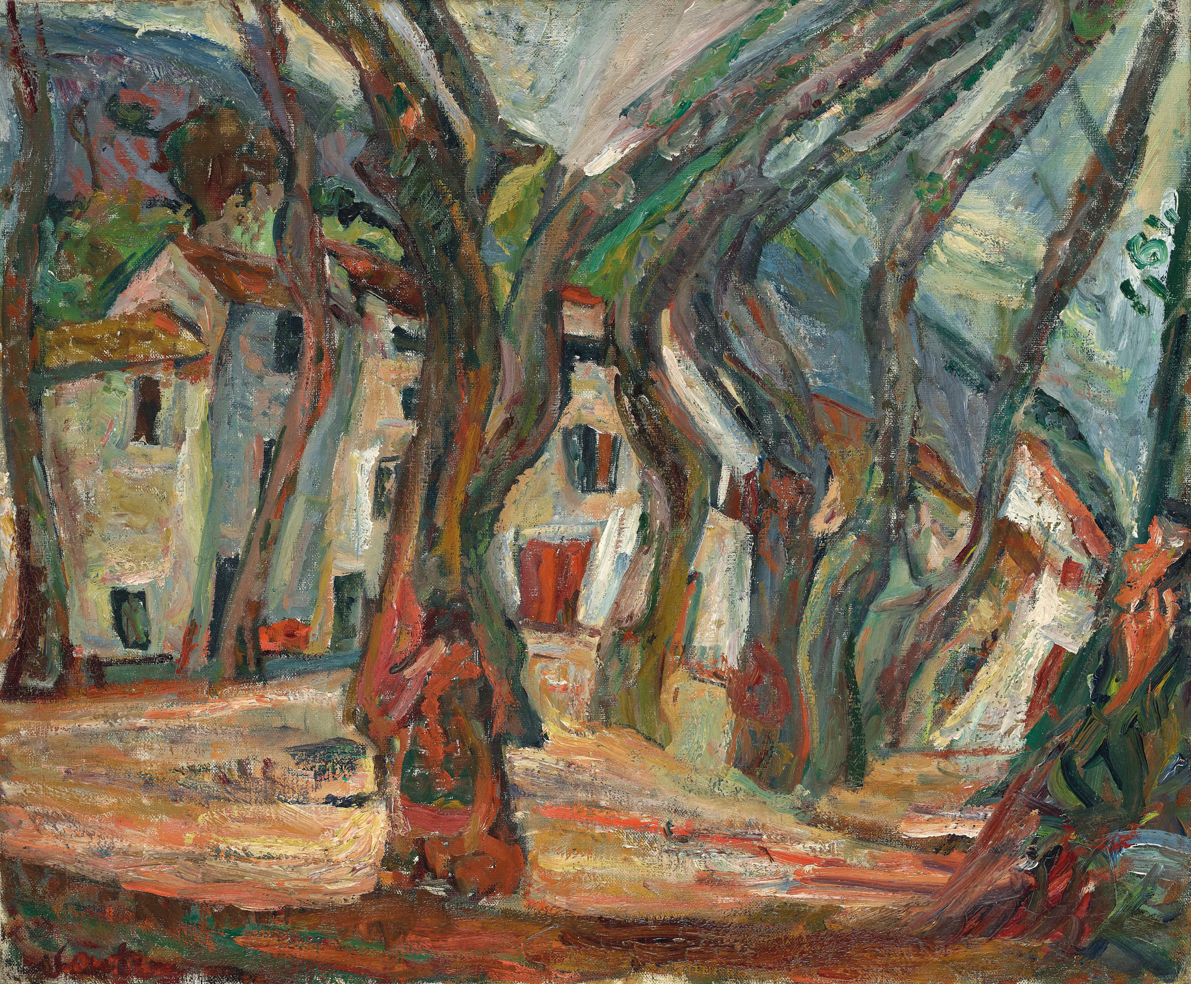 Chaïm Soutine (1893-1943) La place de la Liberté à Céret ...