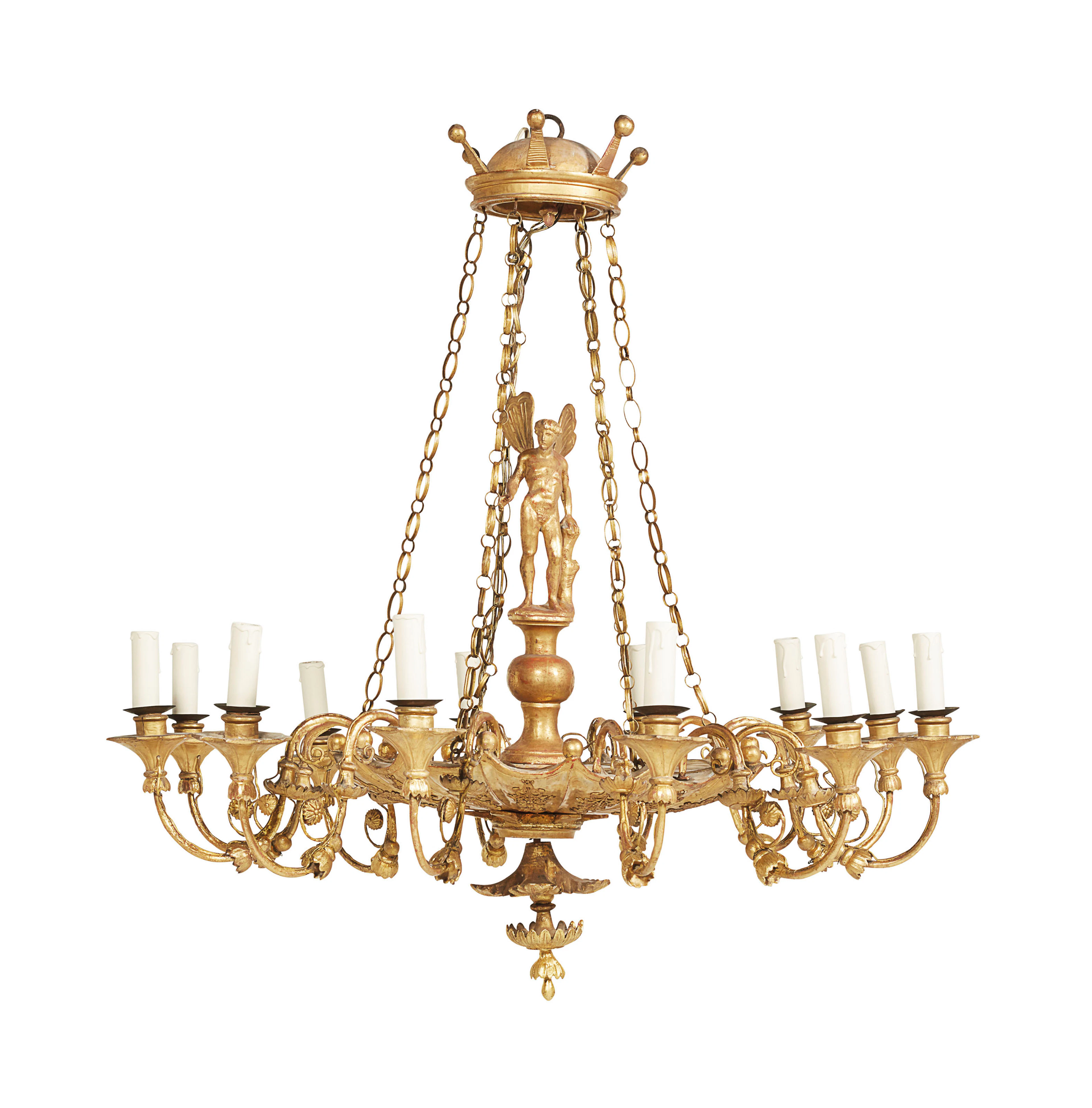 LUSTRE D'EPOQUE NEOCLASSIQUE AUTRICHE, DEBUT DU XIXE SIECLE ...