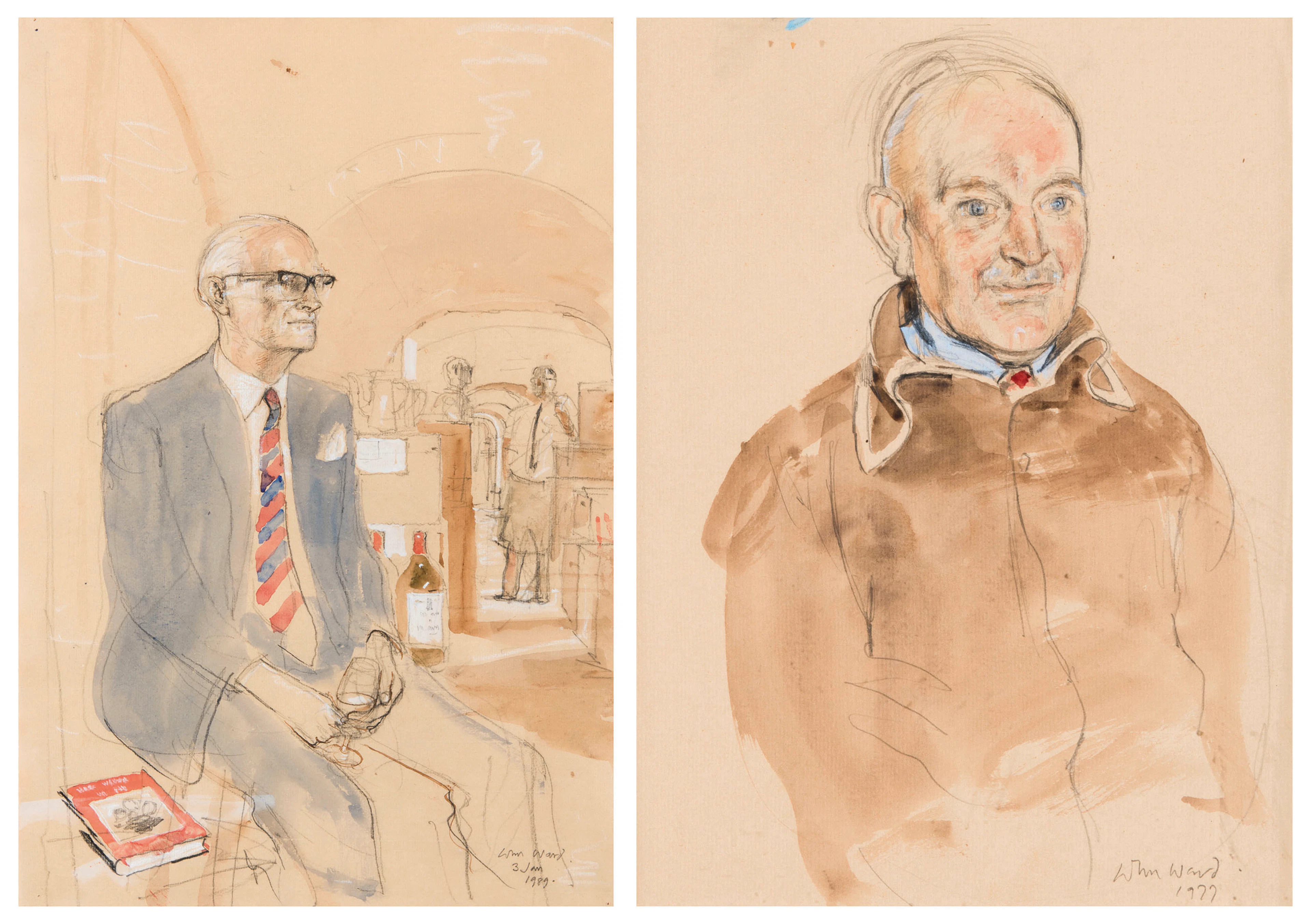 Portrait of Harry Waugh (i); Charlie, Annabel's (ii)