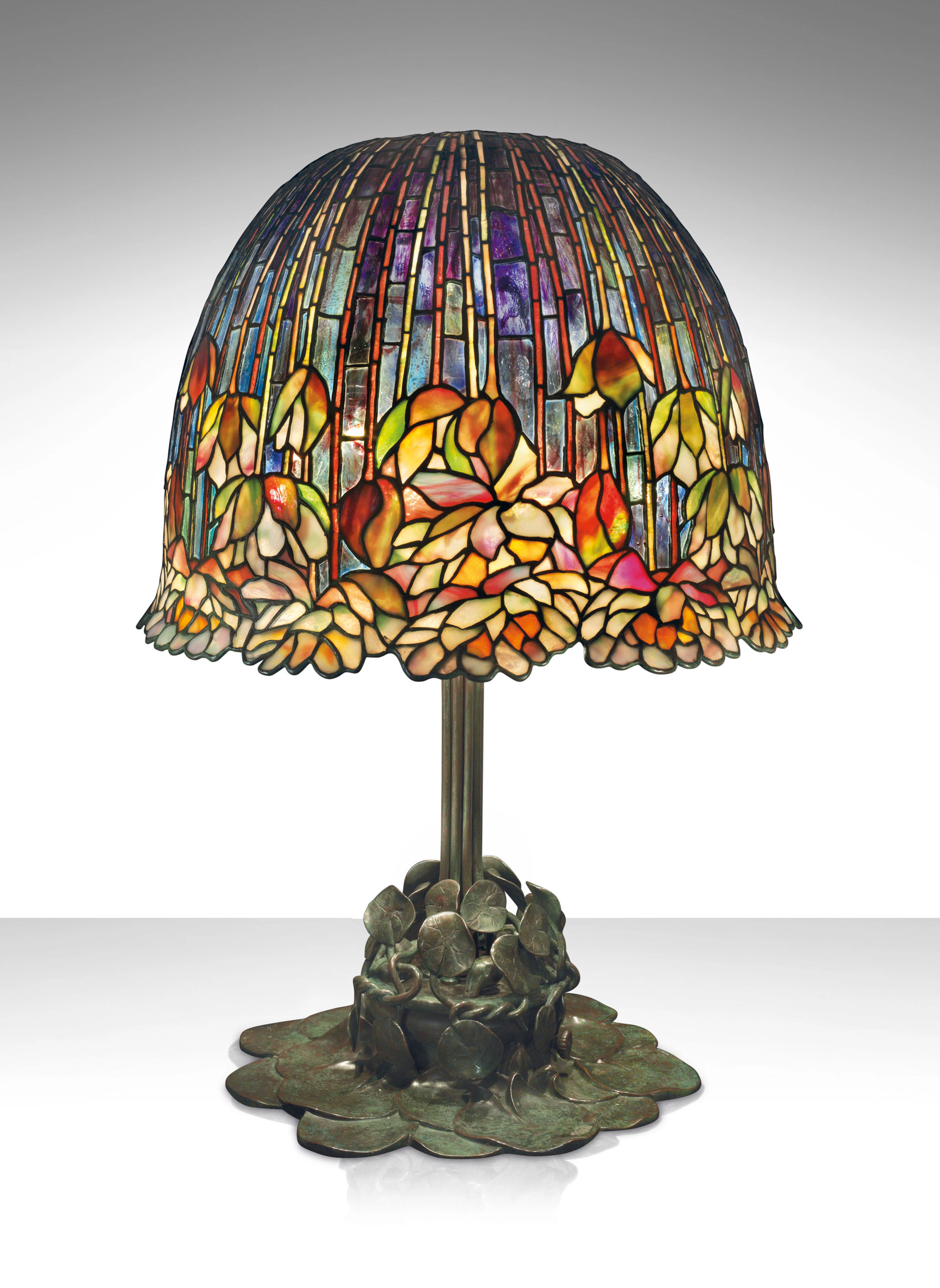 TIFFANY STUDIOS A RARE AND IMPORTANT 'POND LILY...