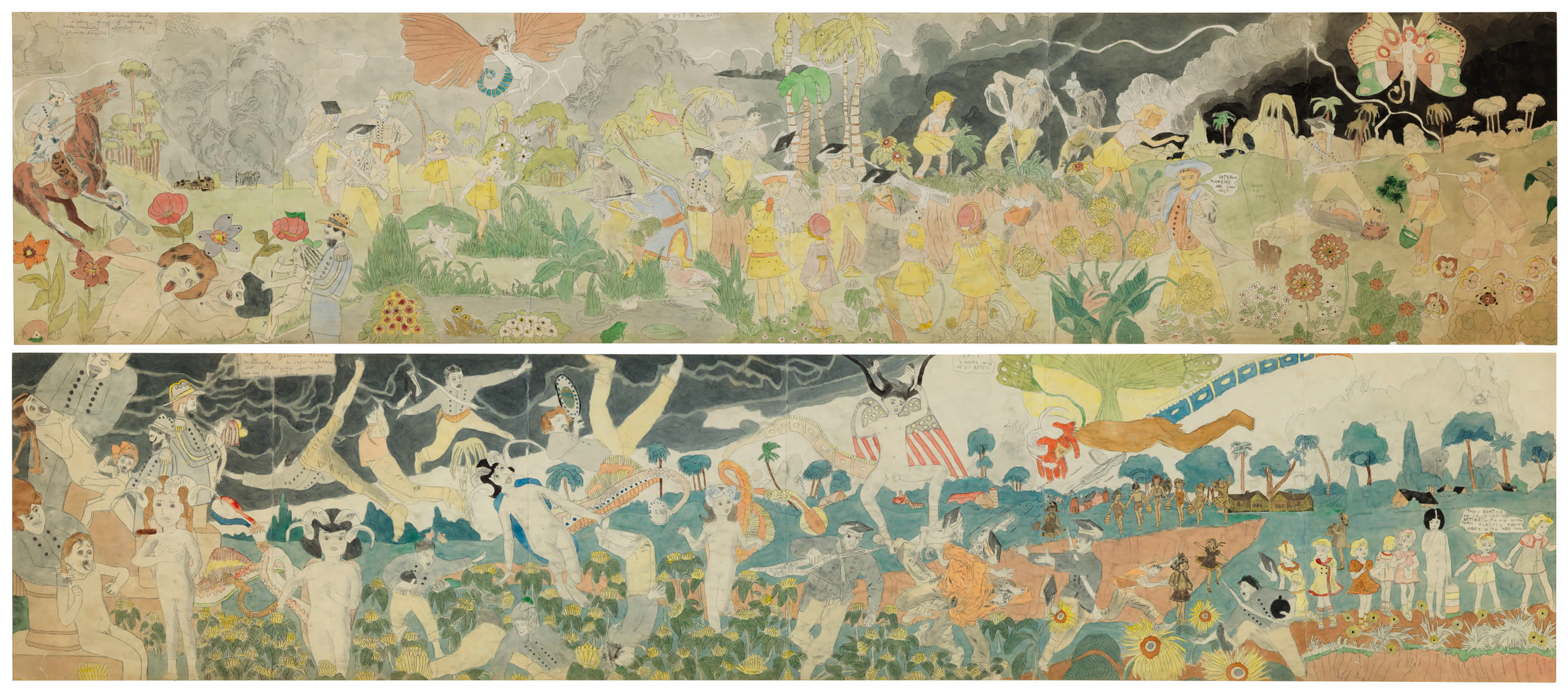 Henry Darger (1892-1973) 148 At Jennie Richee During fur...