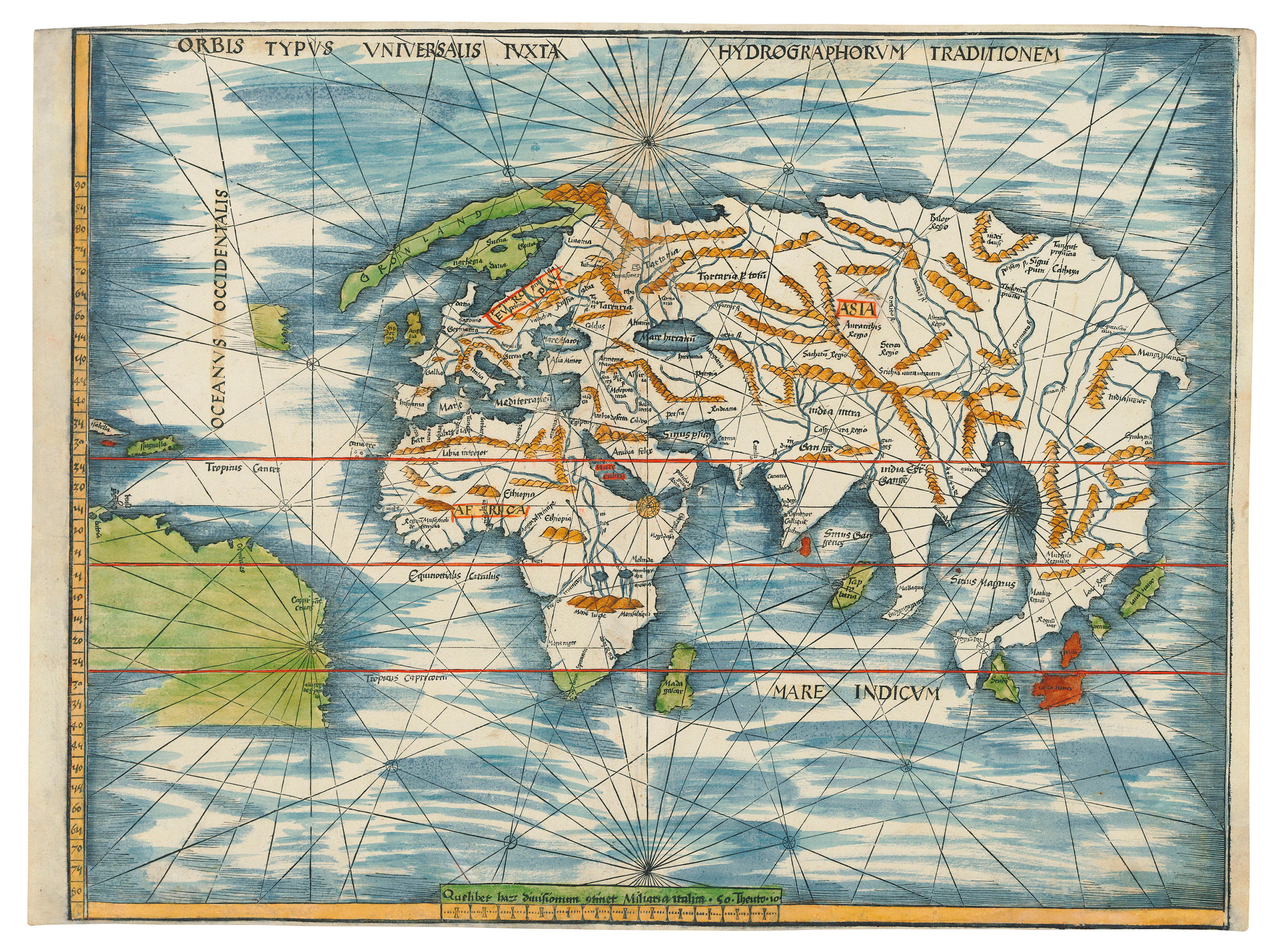 Orbis Typus Universalis Iuxta Hydrographorum Traditionem. [Strasbourg: 1513].