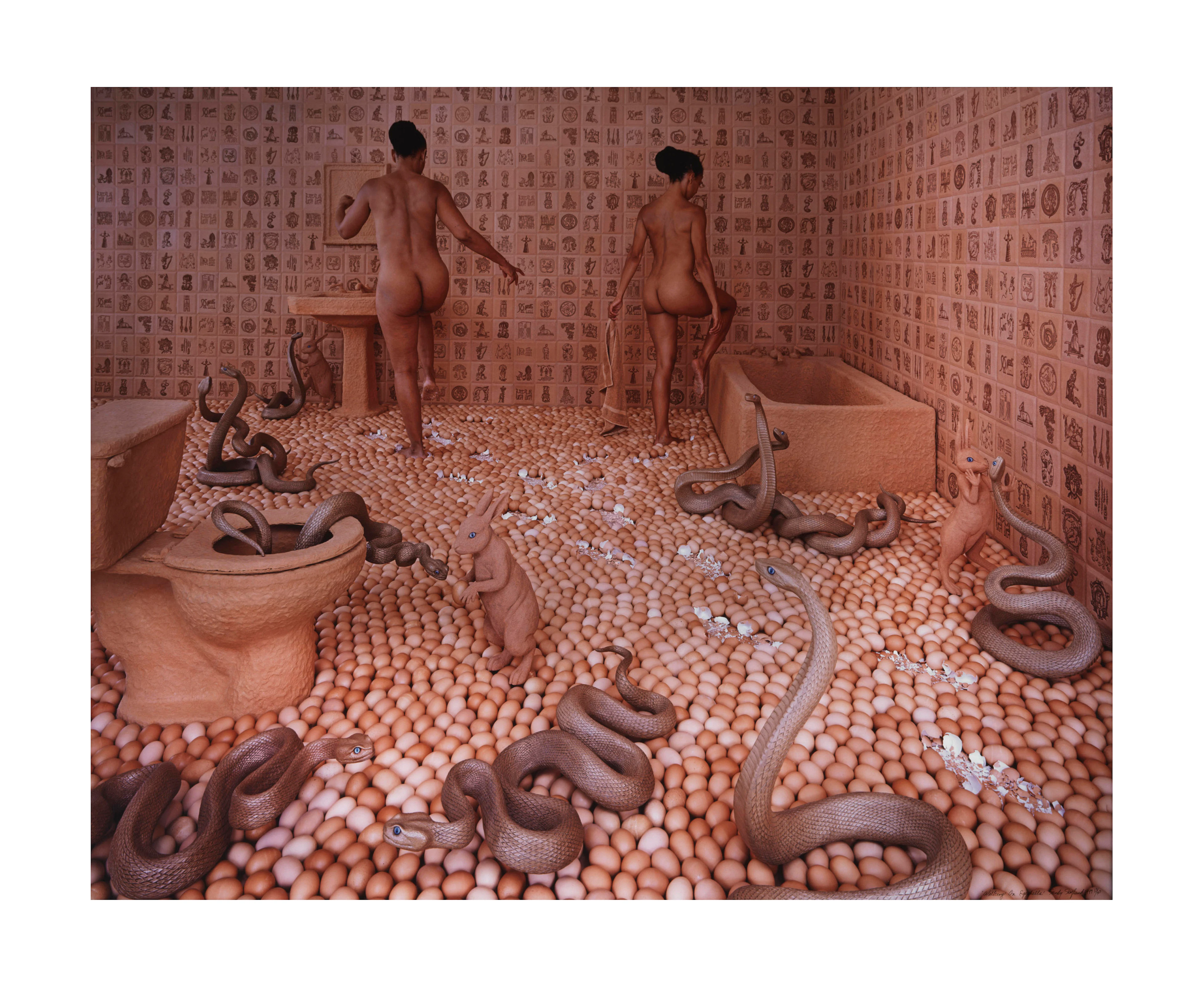 SANDY SKOGLUND (B. 1946) – Walking On Eggshells