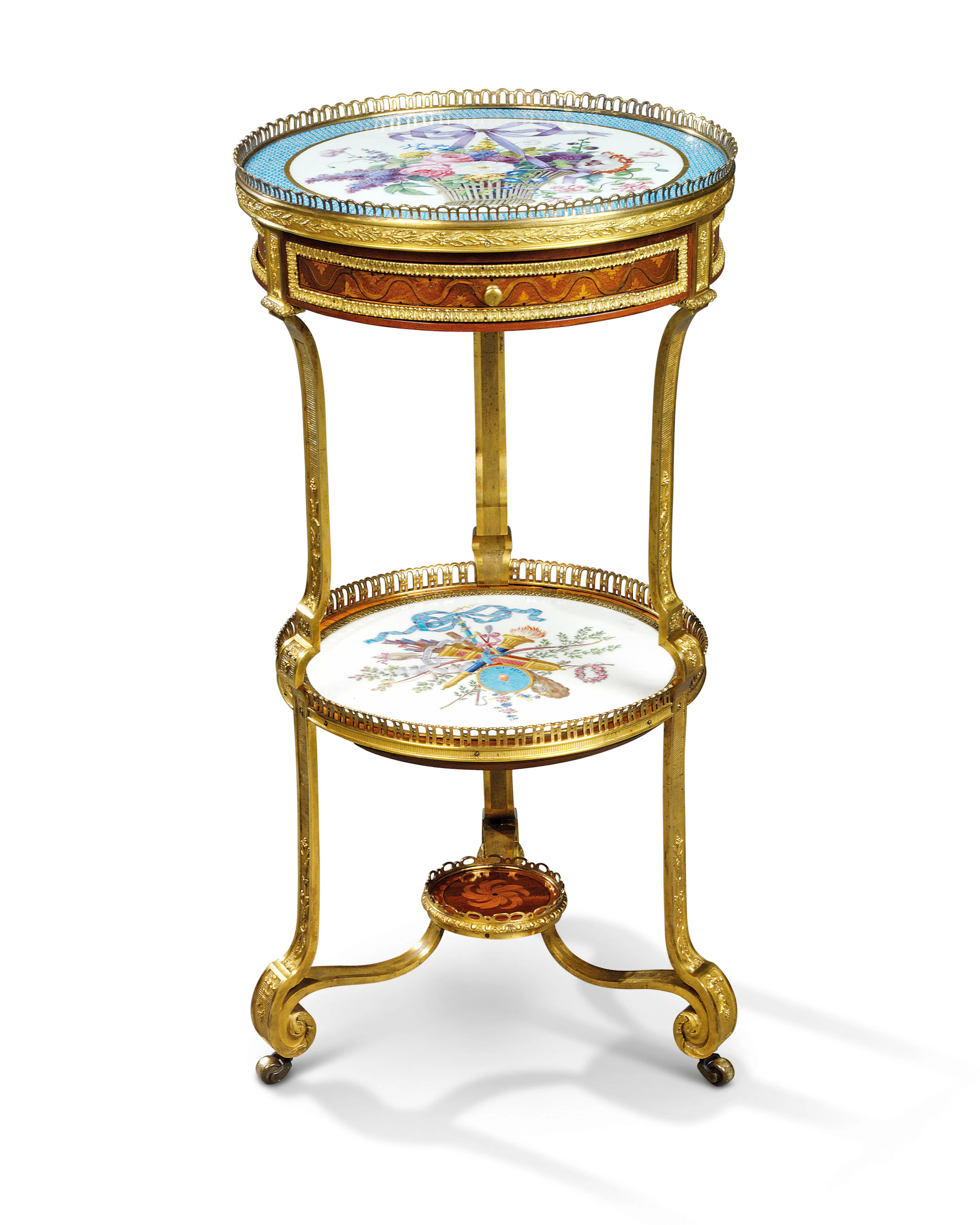 A louis xvi ormolu-mounted sevres porcelain