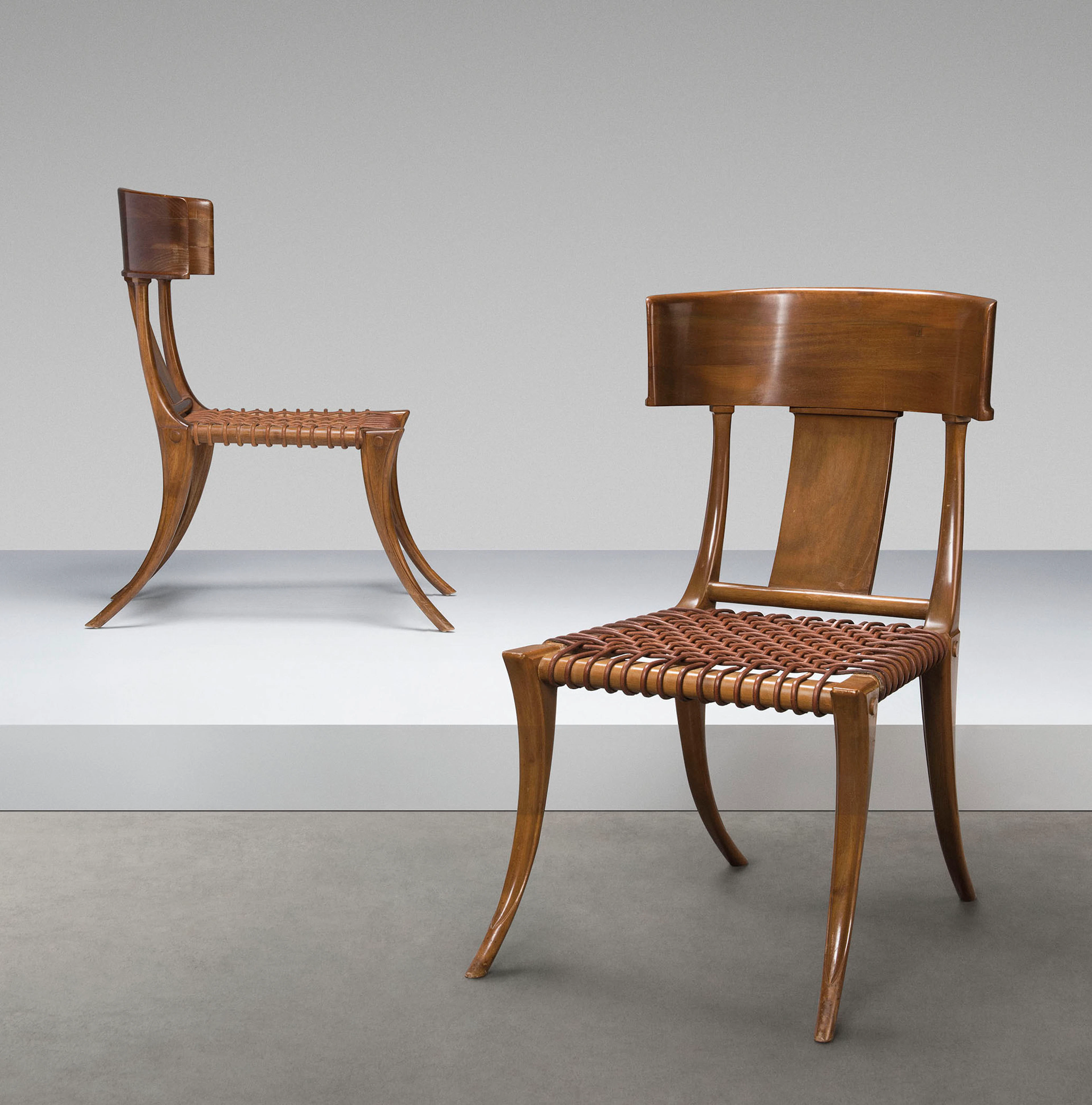 A PAIR OF 'KLISMOS' CHAIRS, DESIGNED 1961