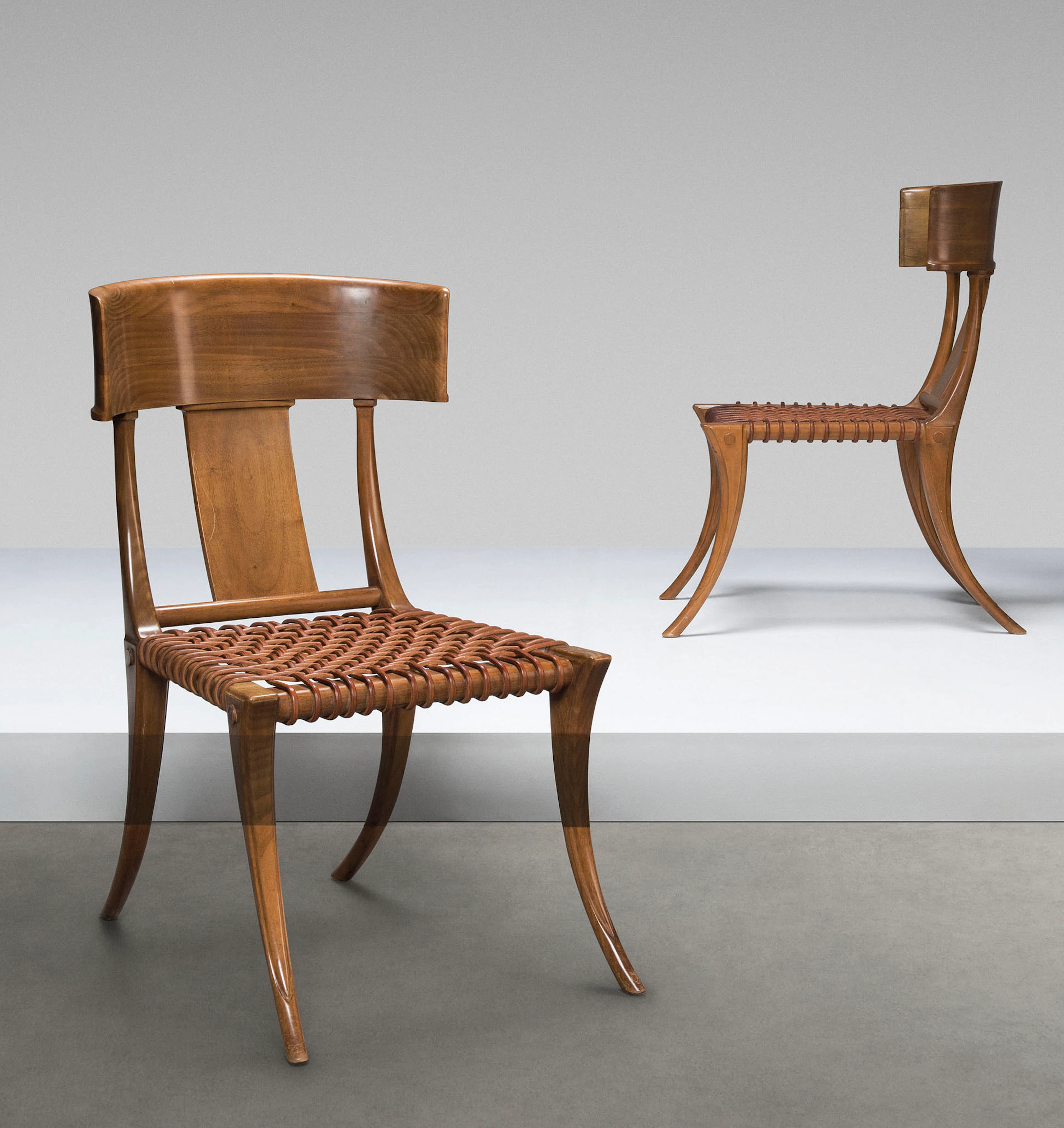 A PAIR OF 'KLISMOS' CHAIRS, DESIGNED 1961