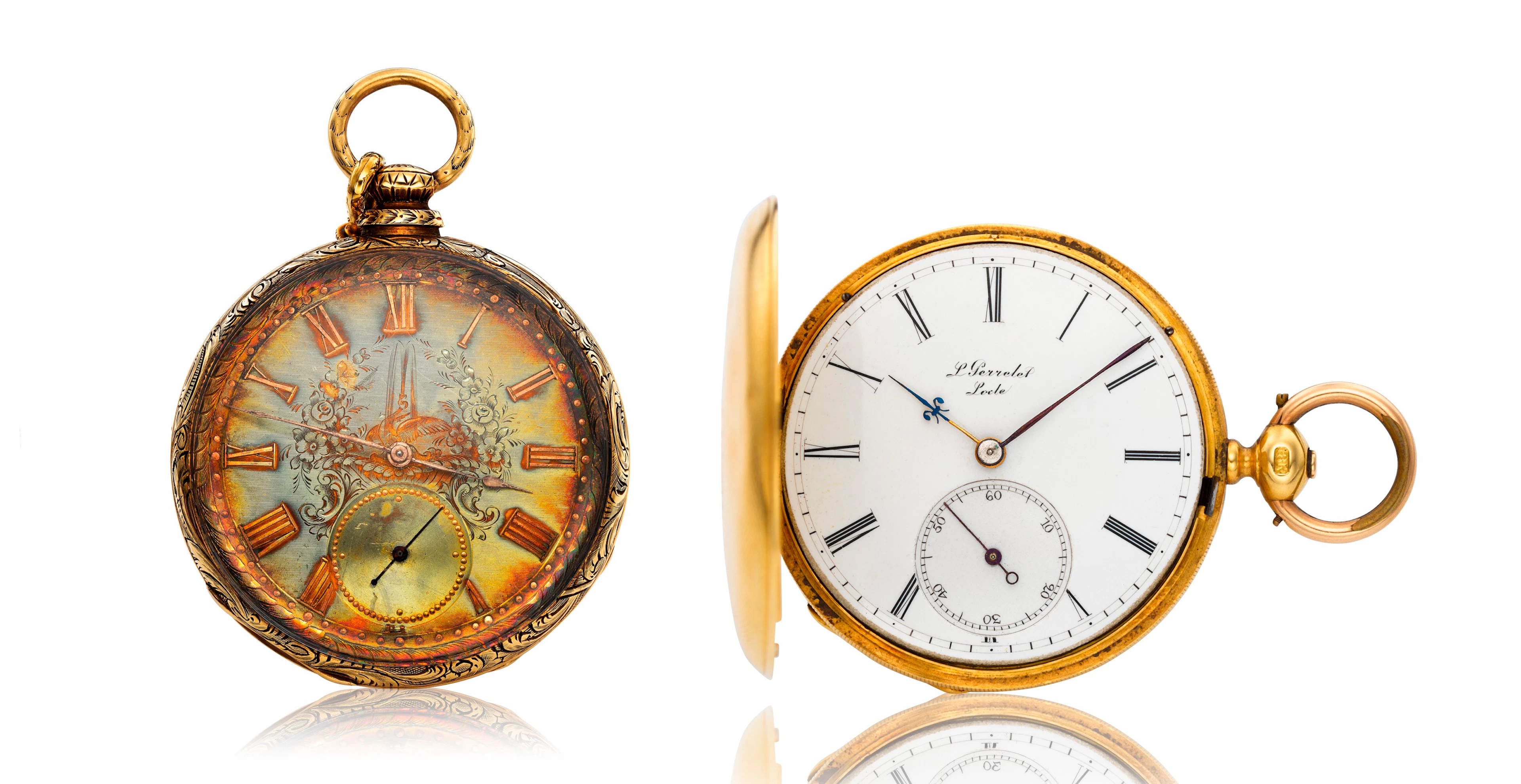 PERRELET, A SET OF TWO POCKETWATCHES