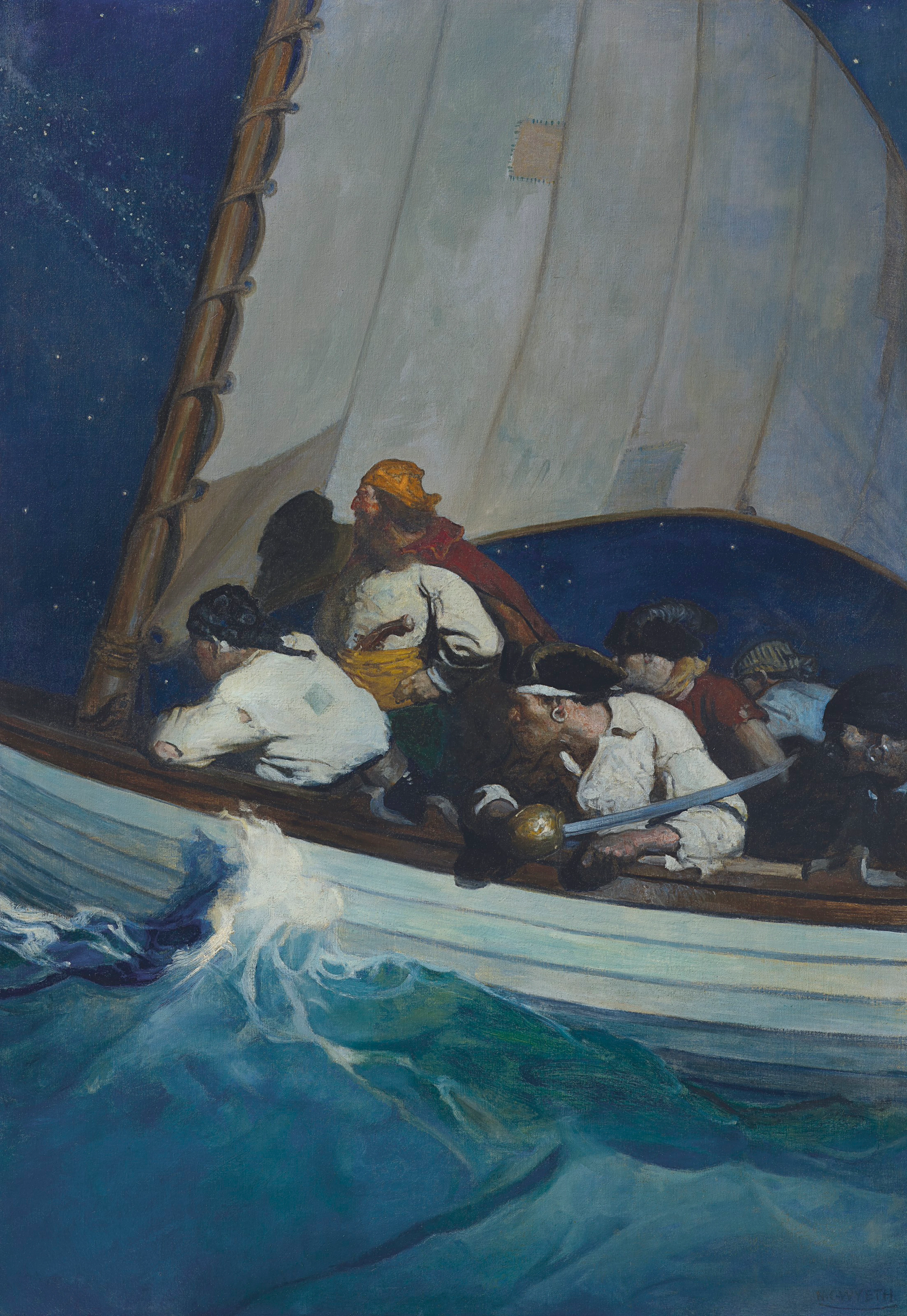 "Oh, Morgan's men are out for you; and Blackbeard--buccaneer!..."