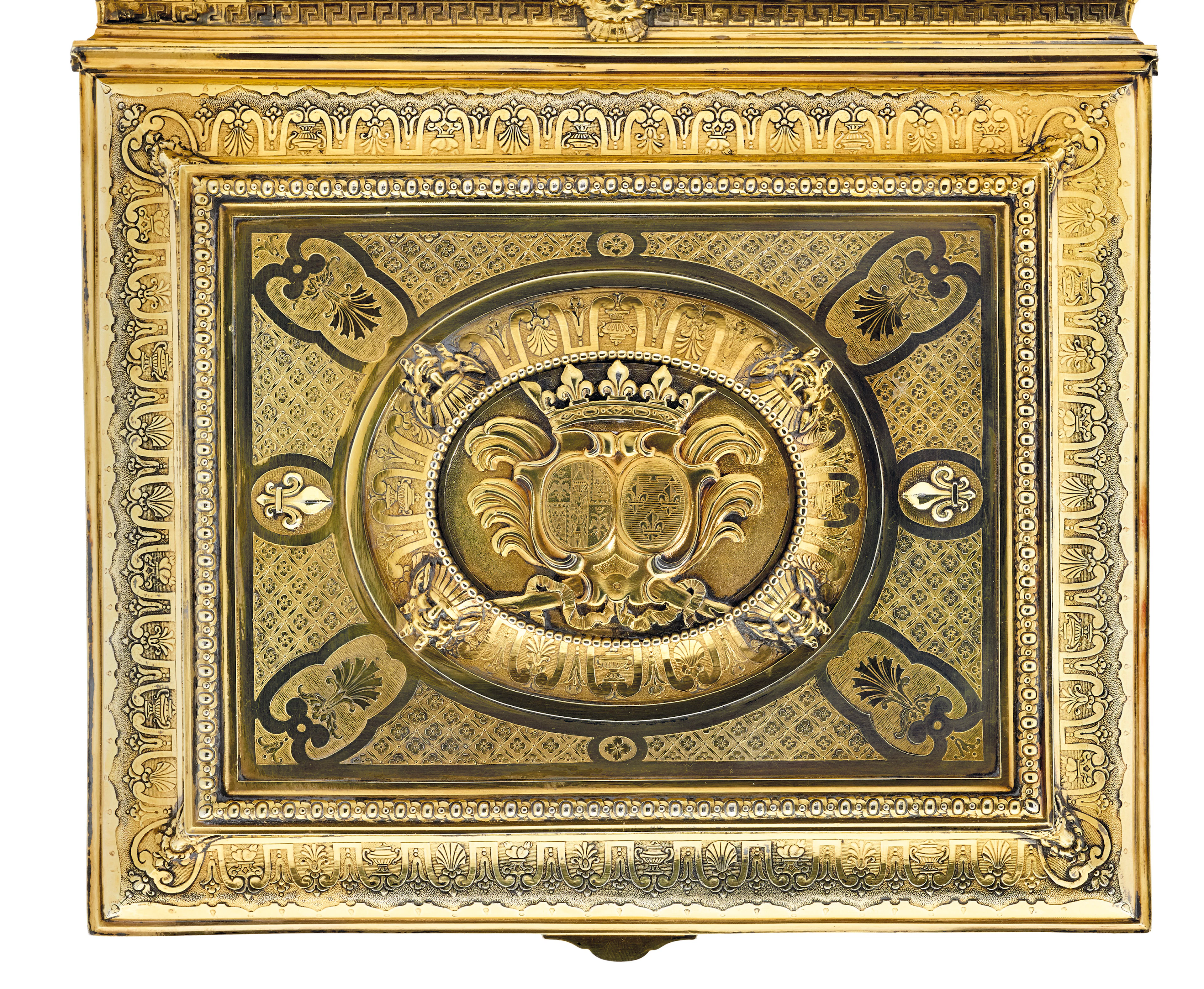 CARRE EN VERMEIL DU SERVICE DE CHARLOTTE-AGLAE D’ORLEANS, DUCHESSE DE MODENE