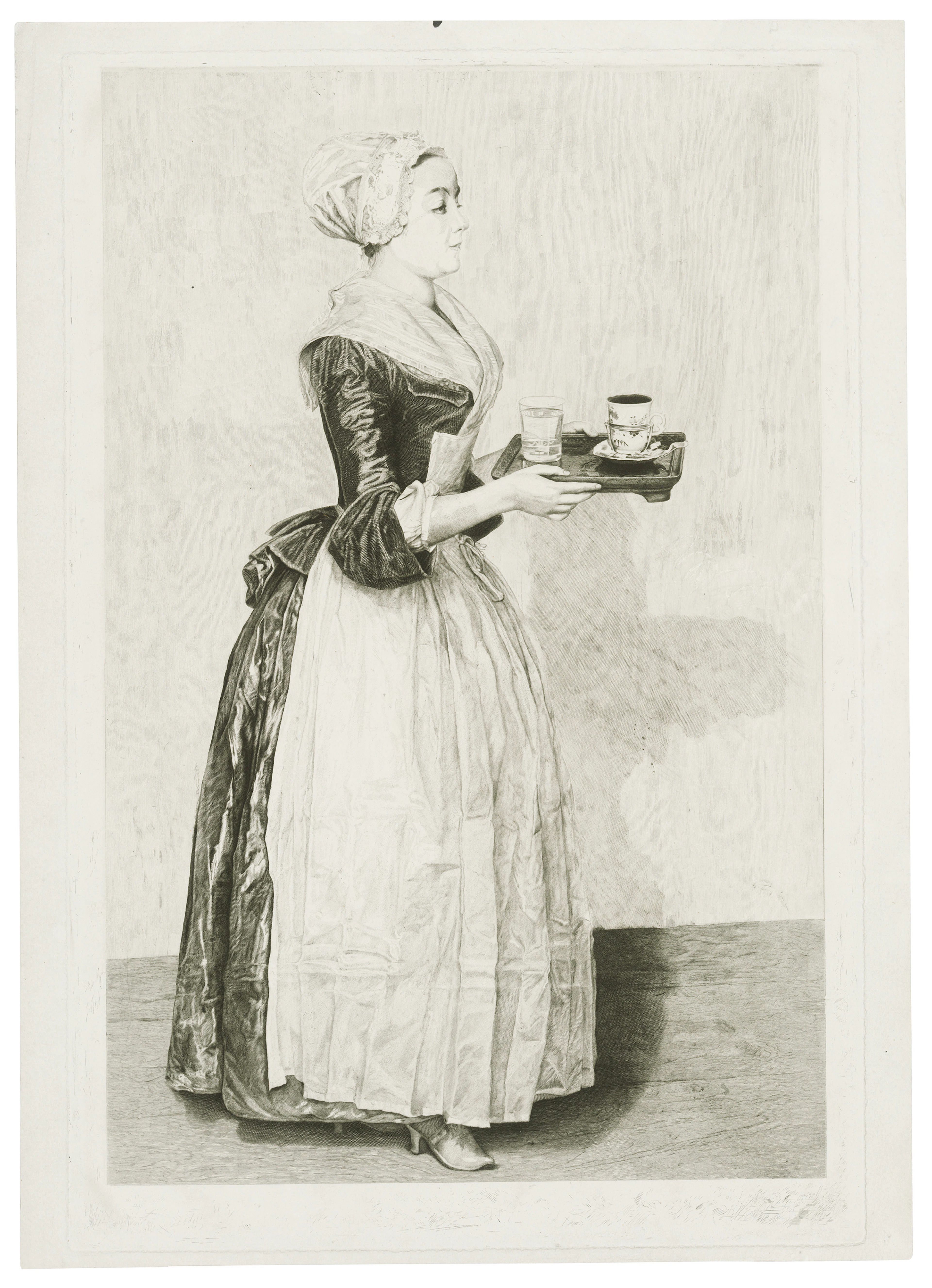 La Chocolatière (two working proofs)