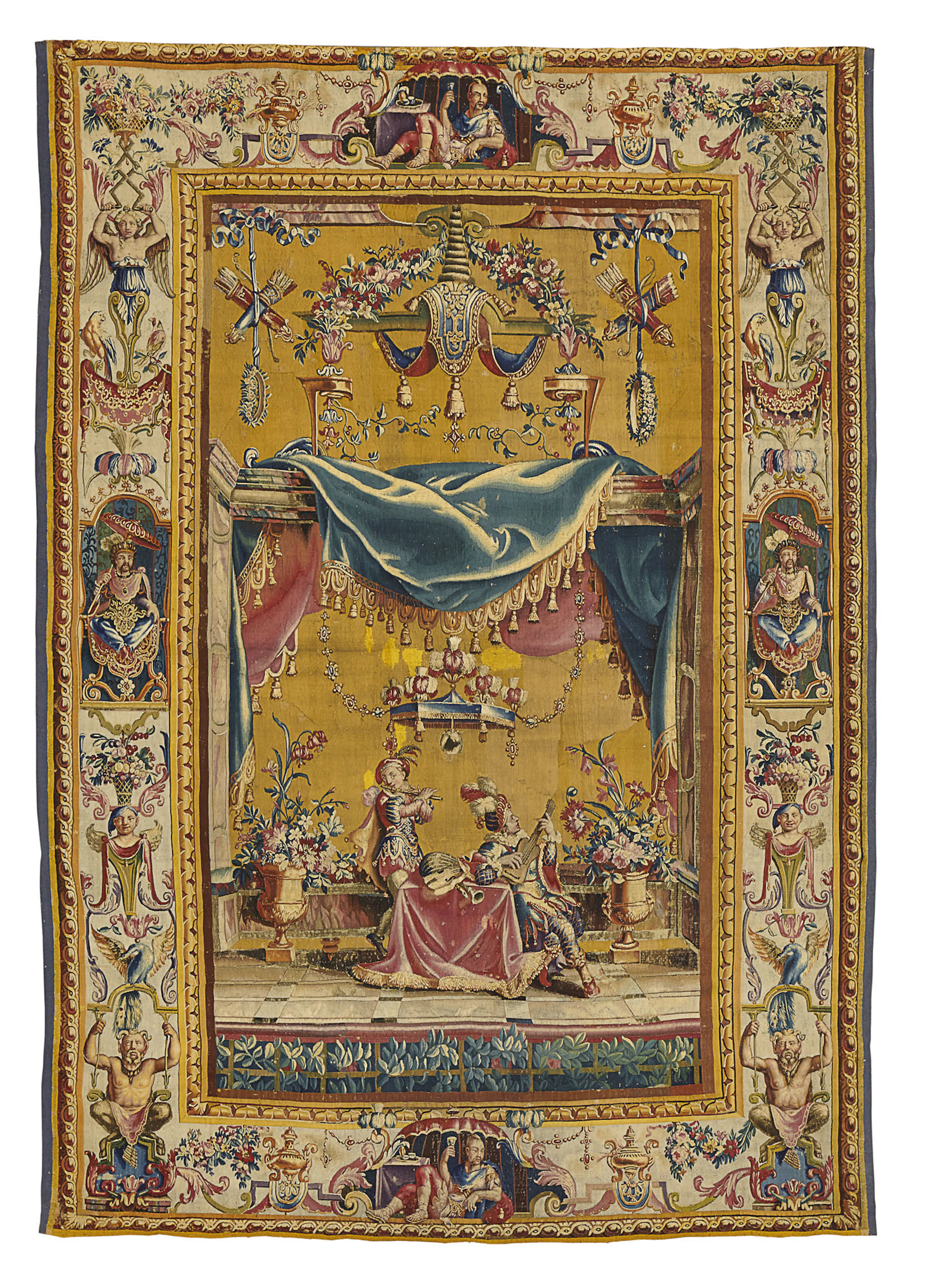 TAPISSERIE D'EPOQUE LOUIS XIV
