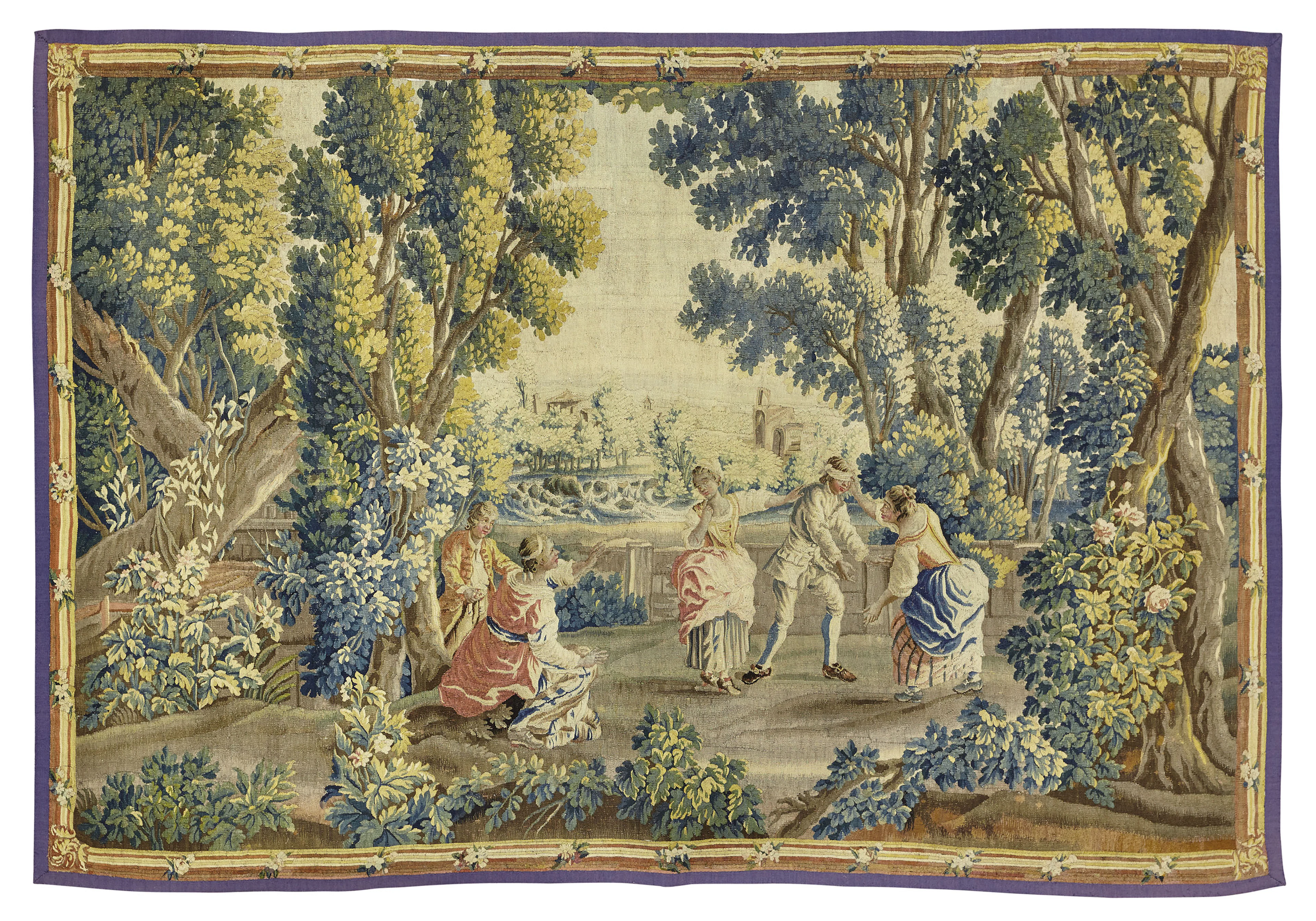 TAPISSERIE D'AUBUSSON D'EPOQUE LOUIS XV