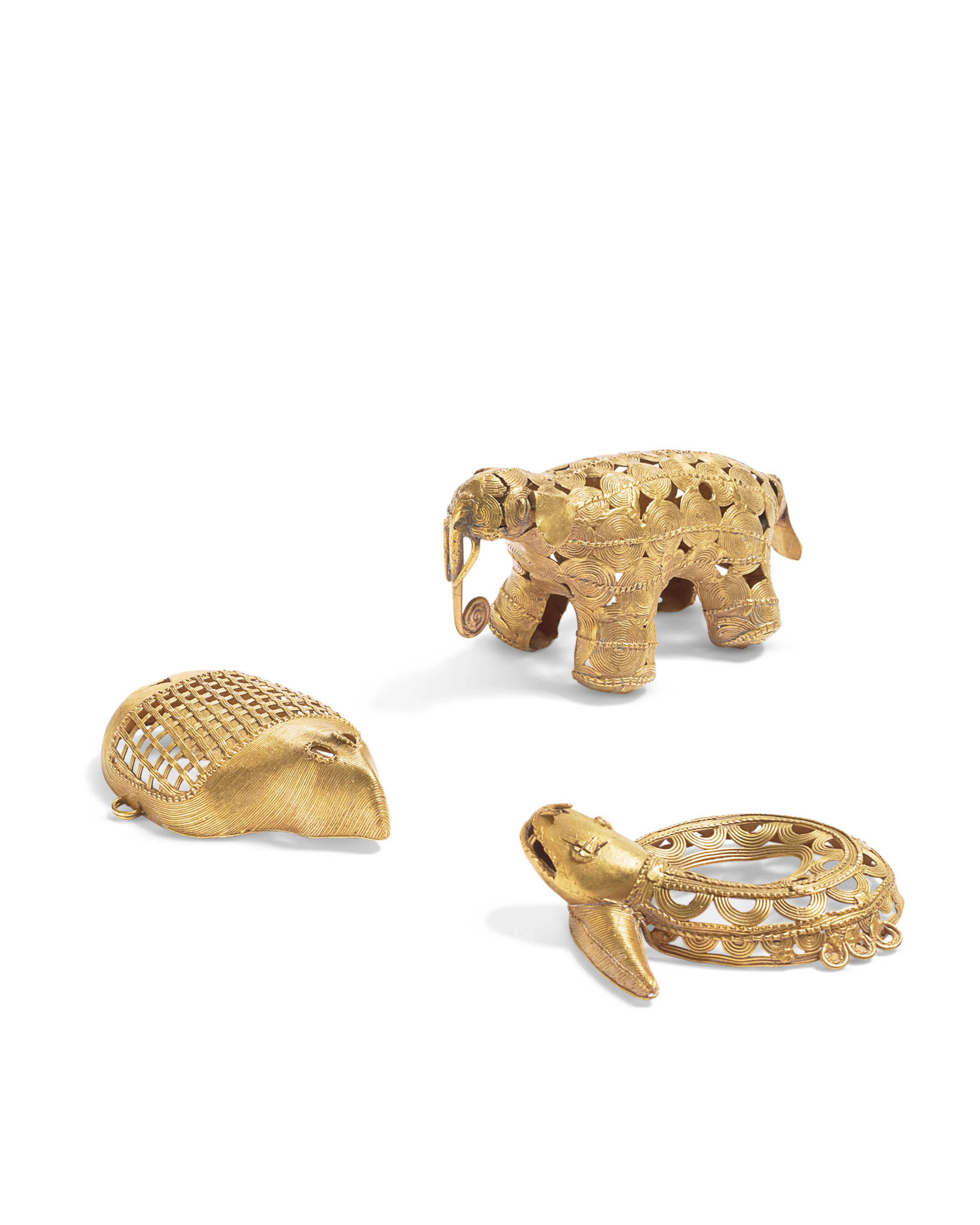 TROIS PENDENTIFS BAOULÉ