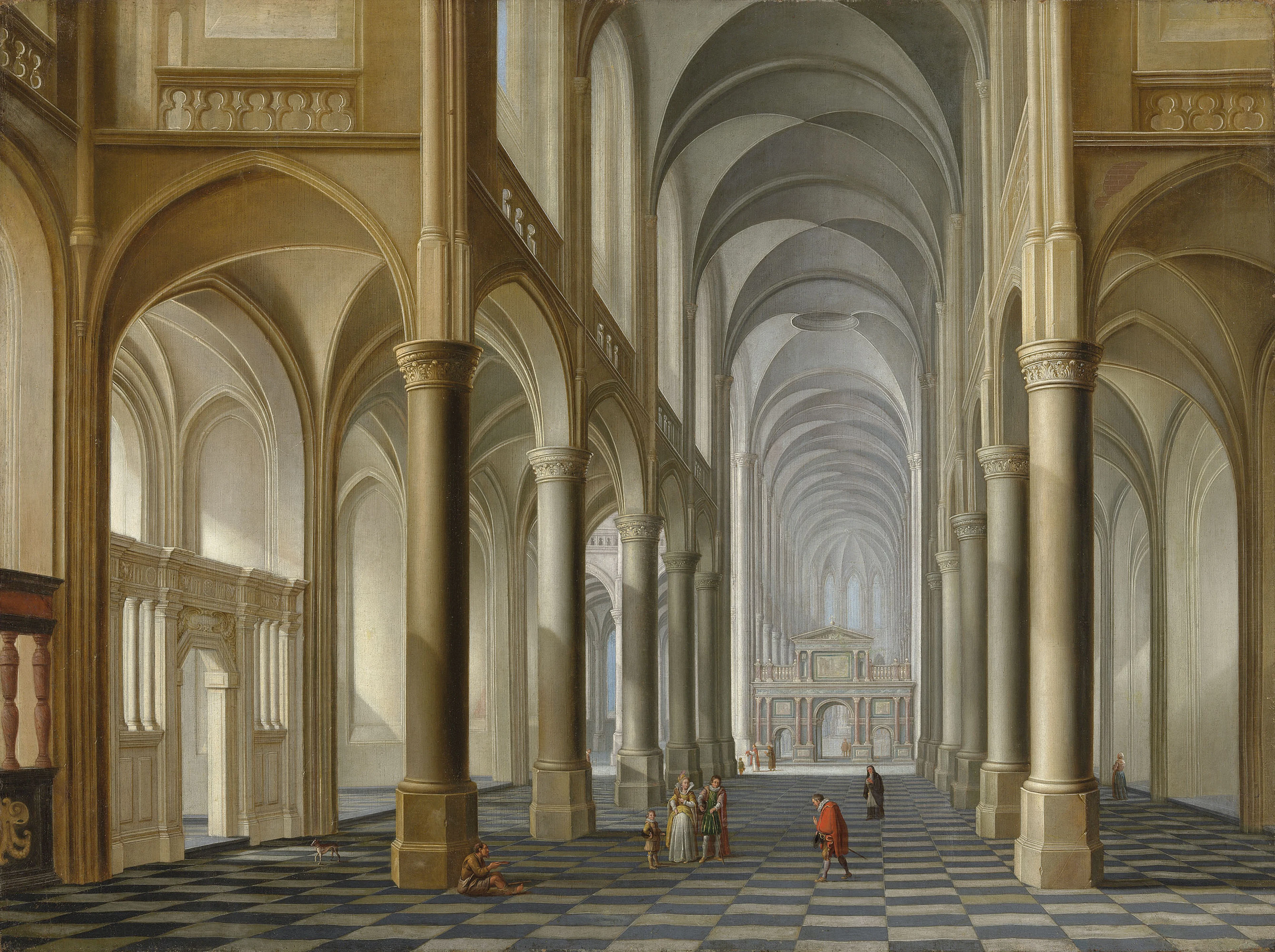 ATTRIBUTED TO DIRCK VAN DELEN (HEUSDEN 1604/1605-1671 ARNEMUIDEN)