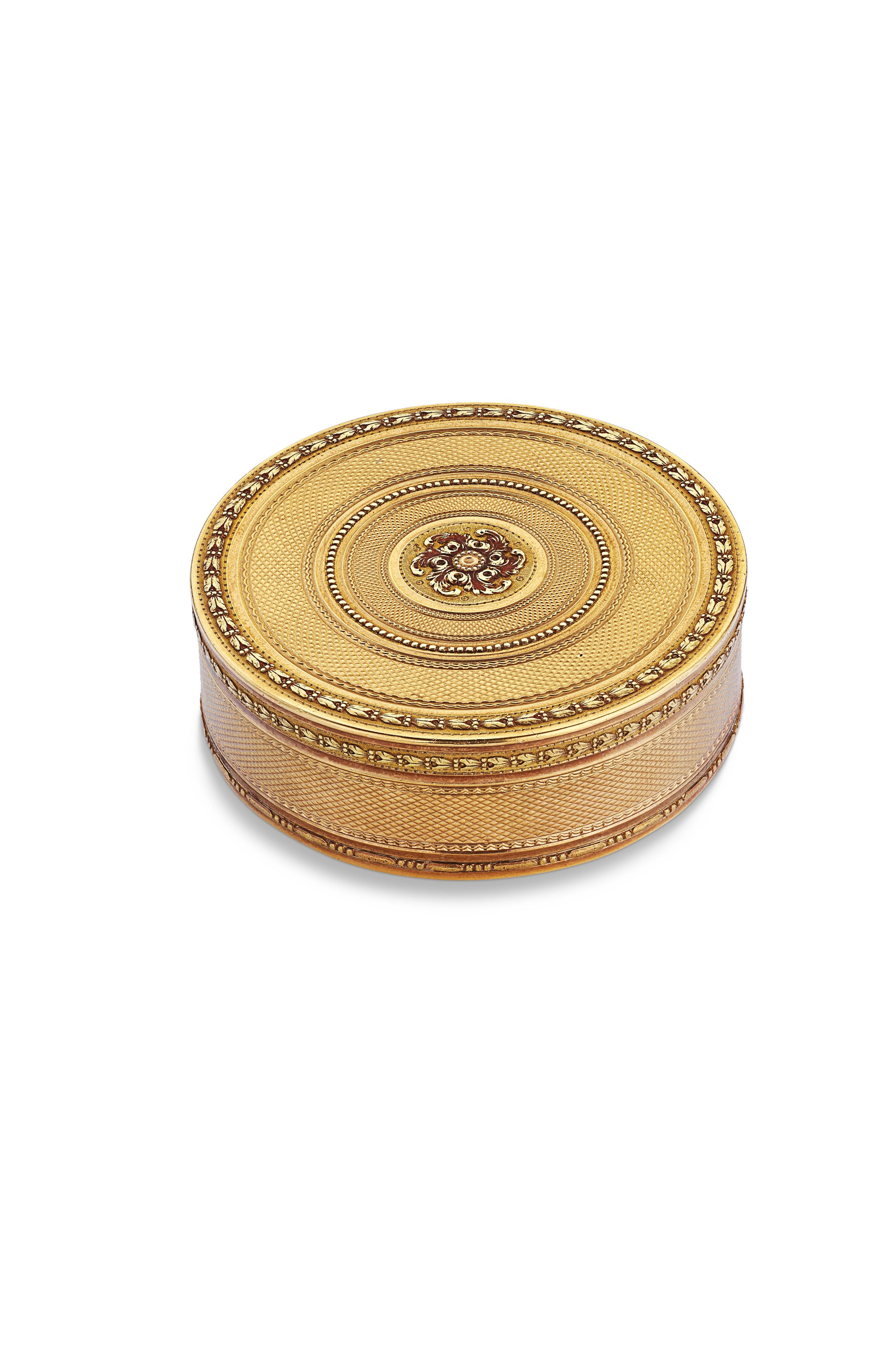 A LOUIS XVI VARI-COLOR GOLD BONBONNIÈRE