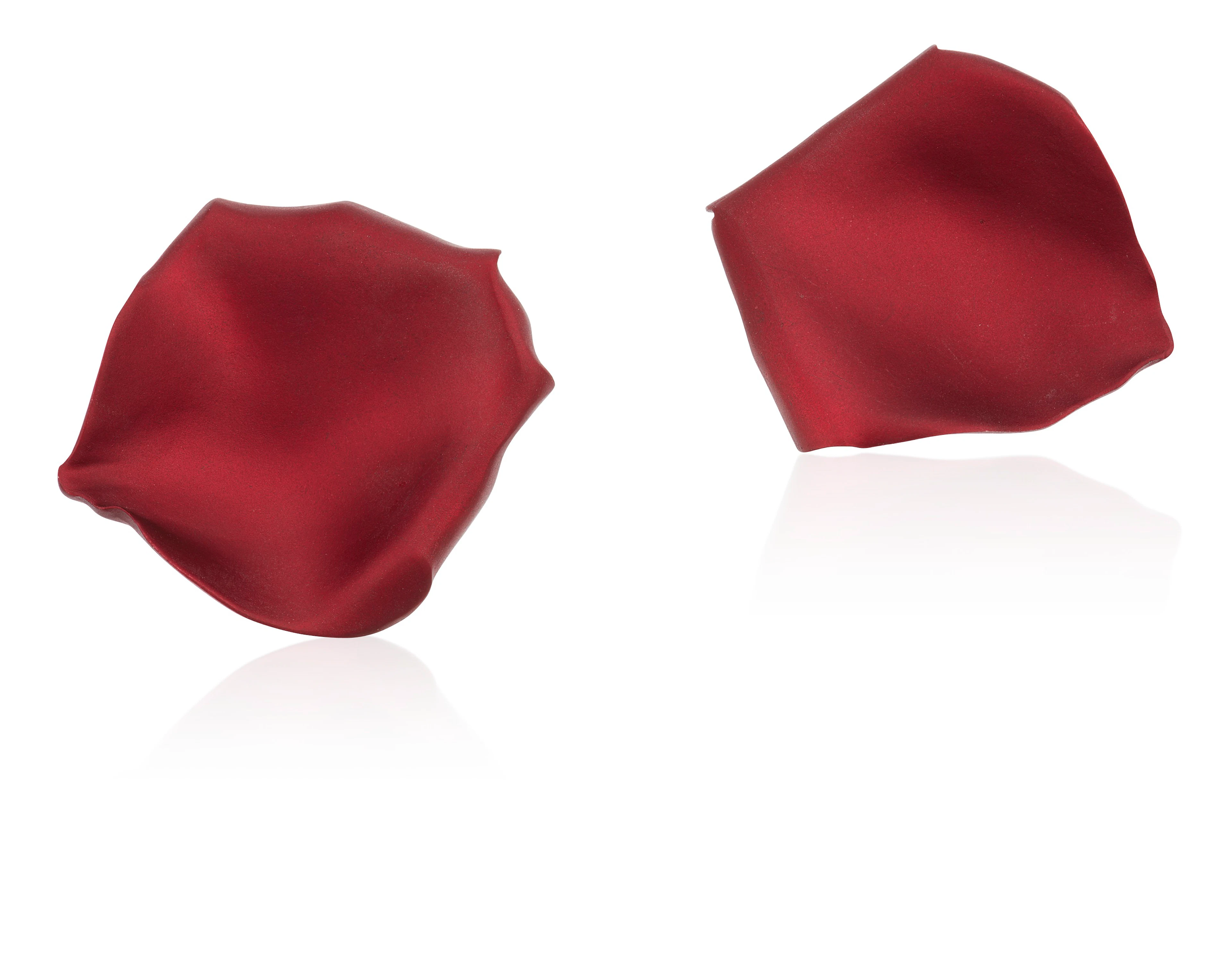 JAR ALUMINUM ROSE PETAL EARRINGS