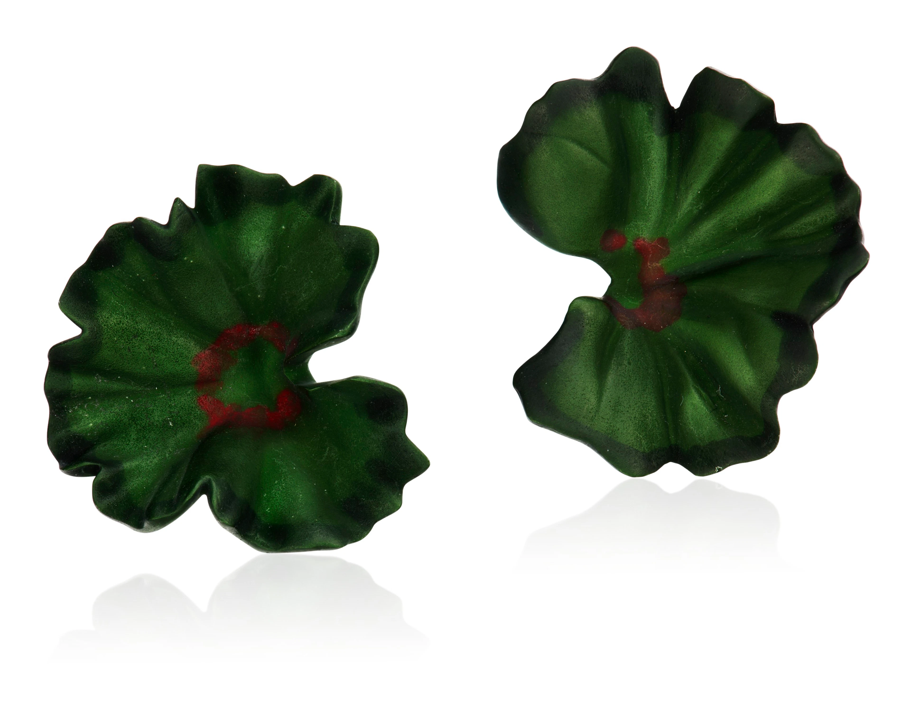 JAR ALUMINUM 'GERANIUM' EARRINGS