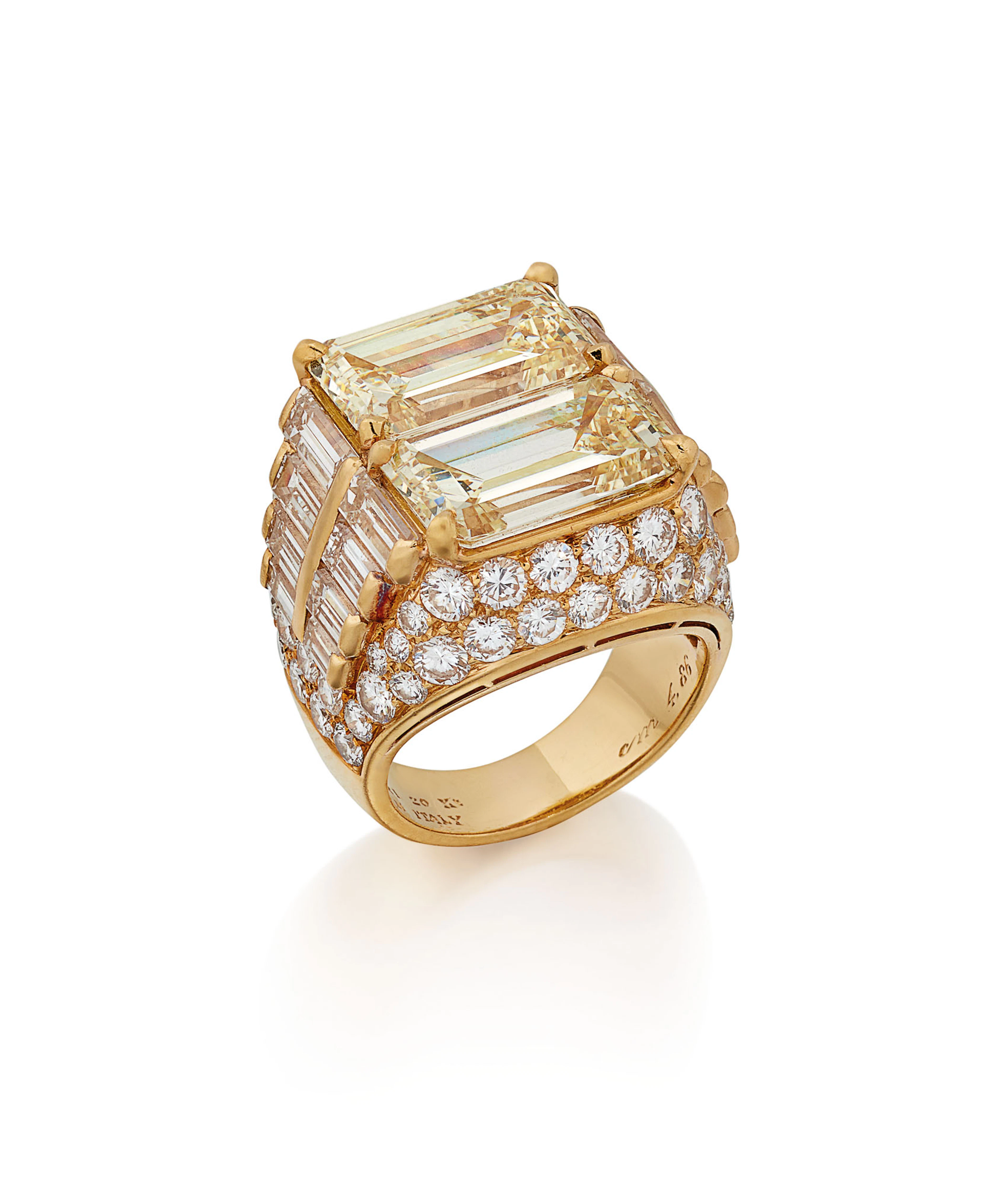 DIAMOND 'TROMBINO' RING, BULGARI