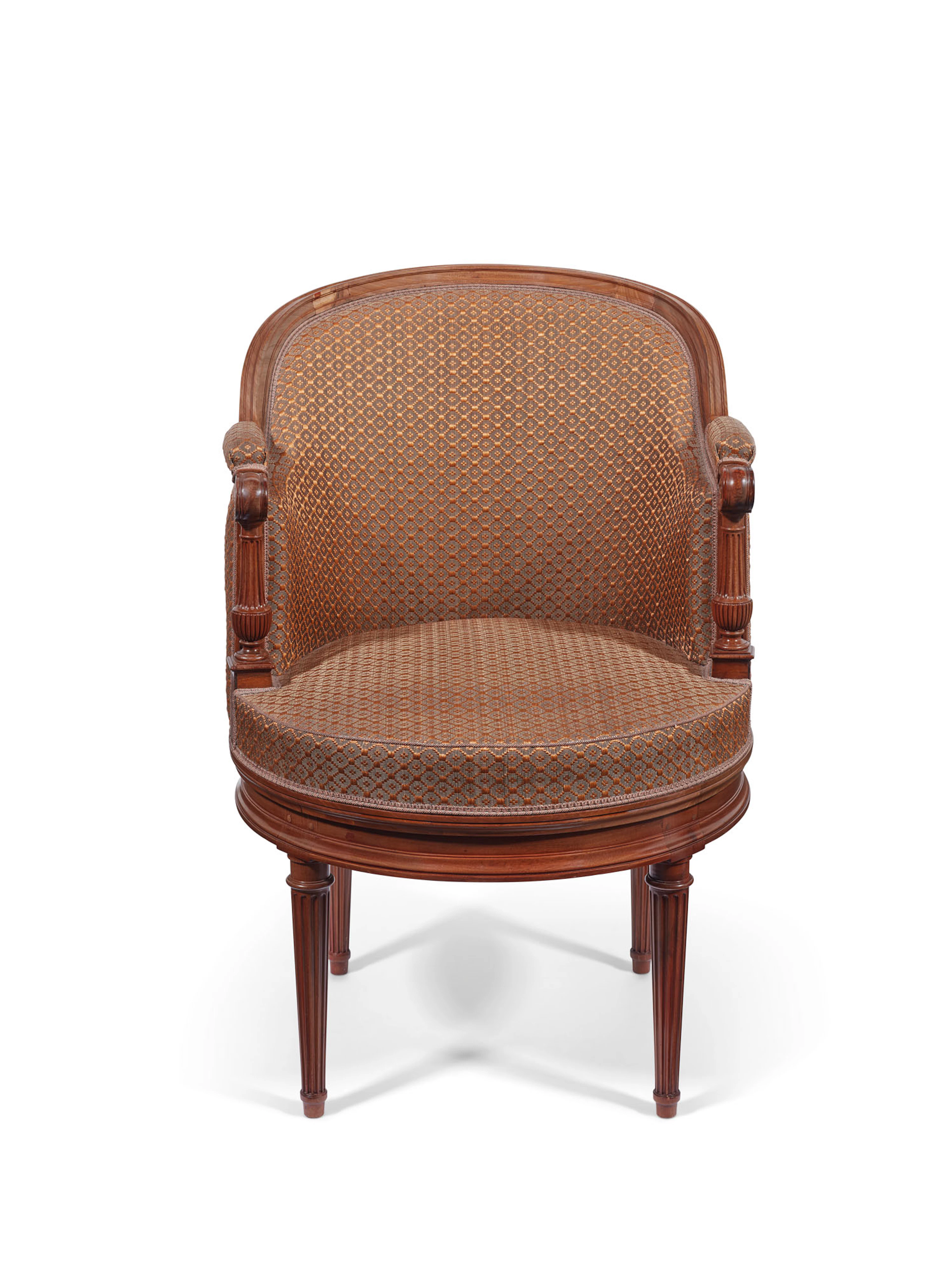 FAUTEUIL DE BUREAU DE STYLE LOUIS XVI
