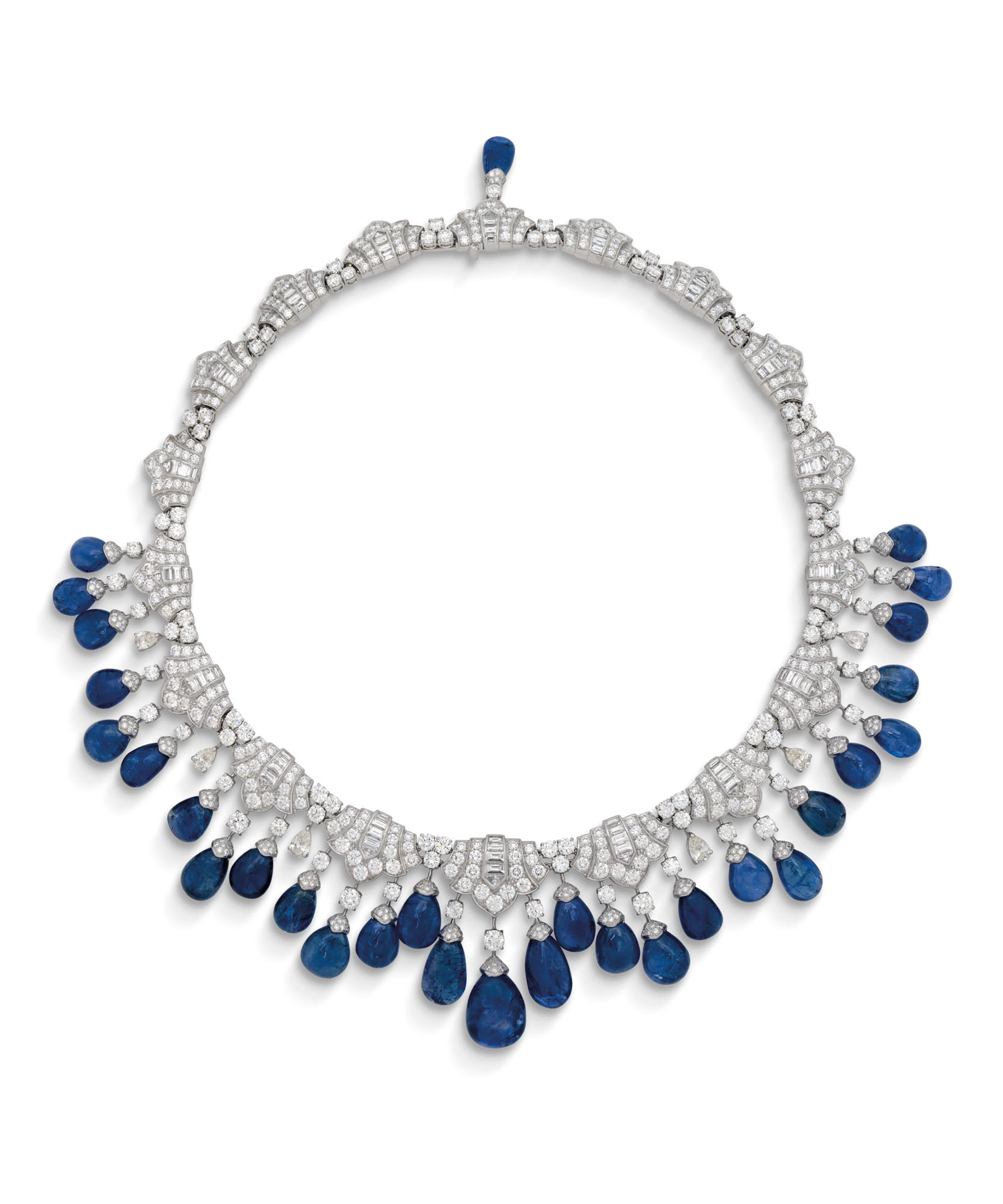 SAPPHIRE AND DIAMOND NECKLACE, FÜRST