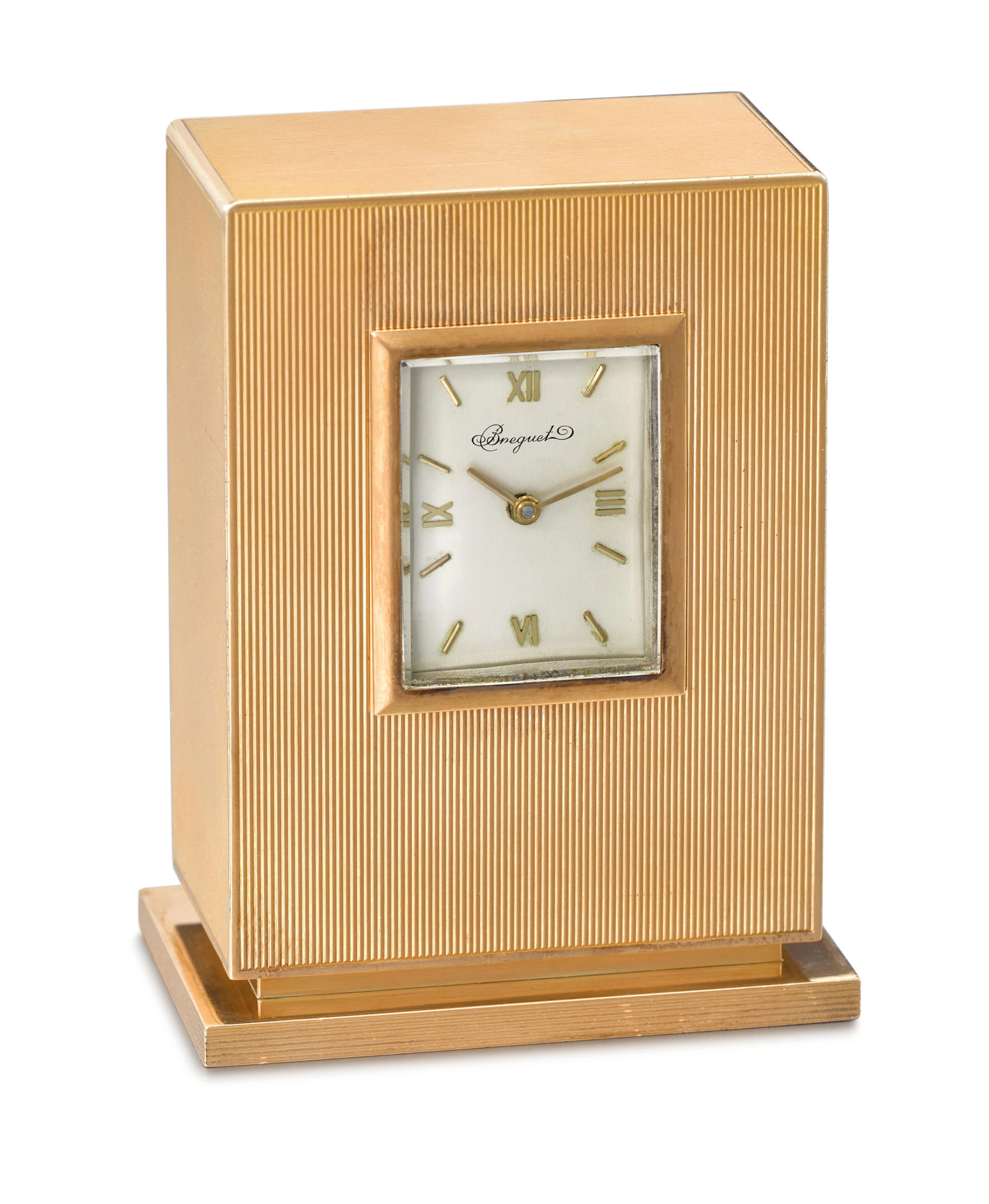 BREGUET, 8-DAY DESK CLOCK, SOLD TO M. GUGGENHEIM