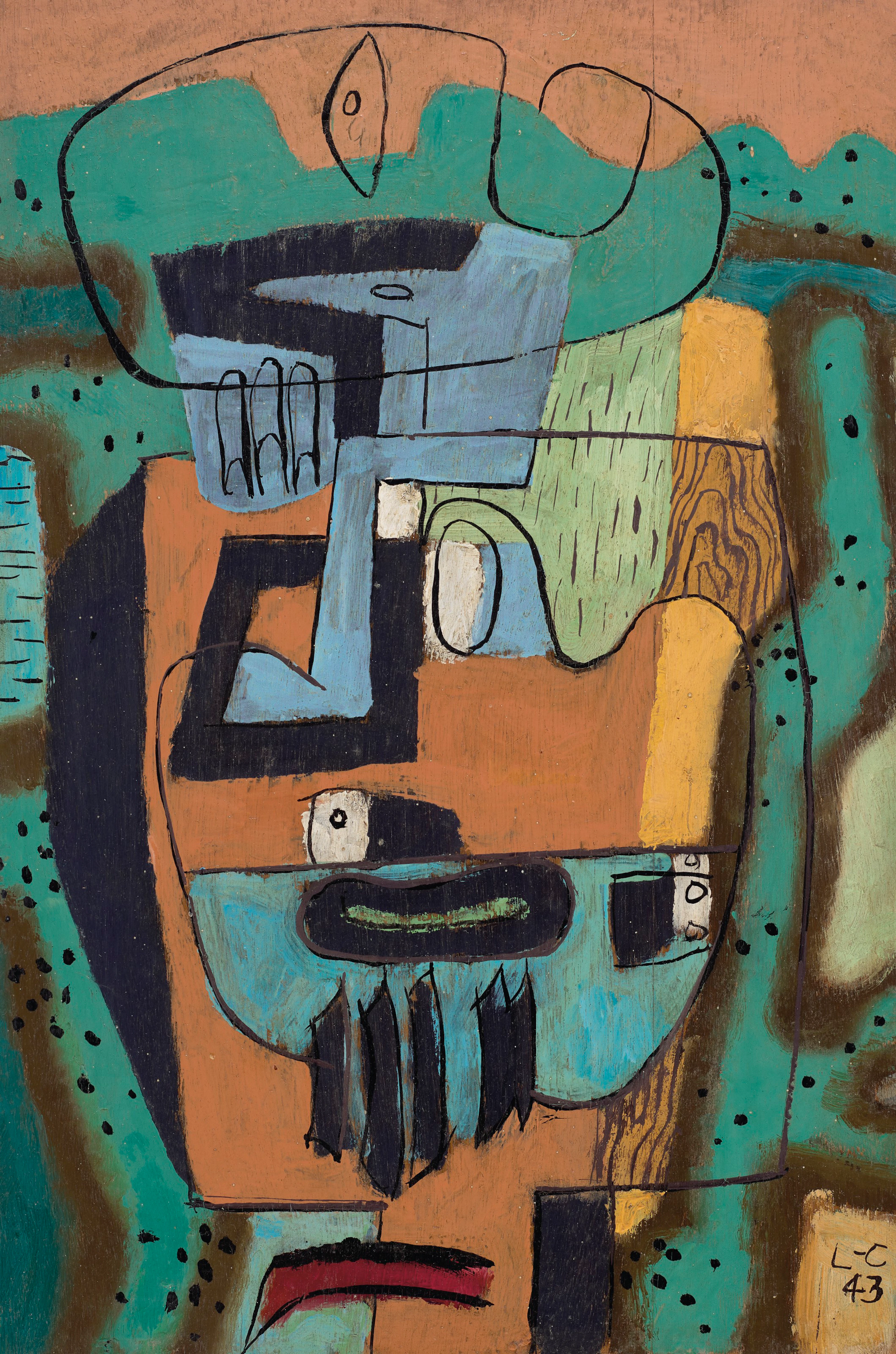 Composition pour sculpture Totem