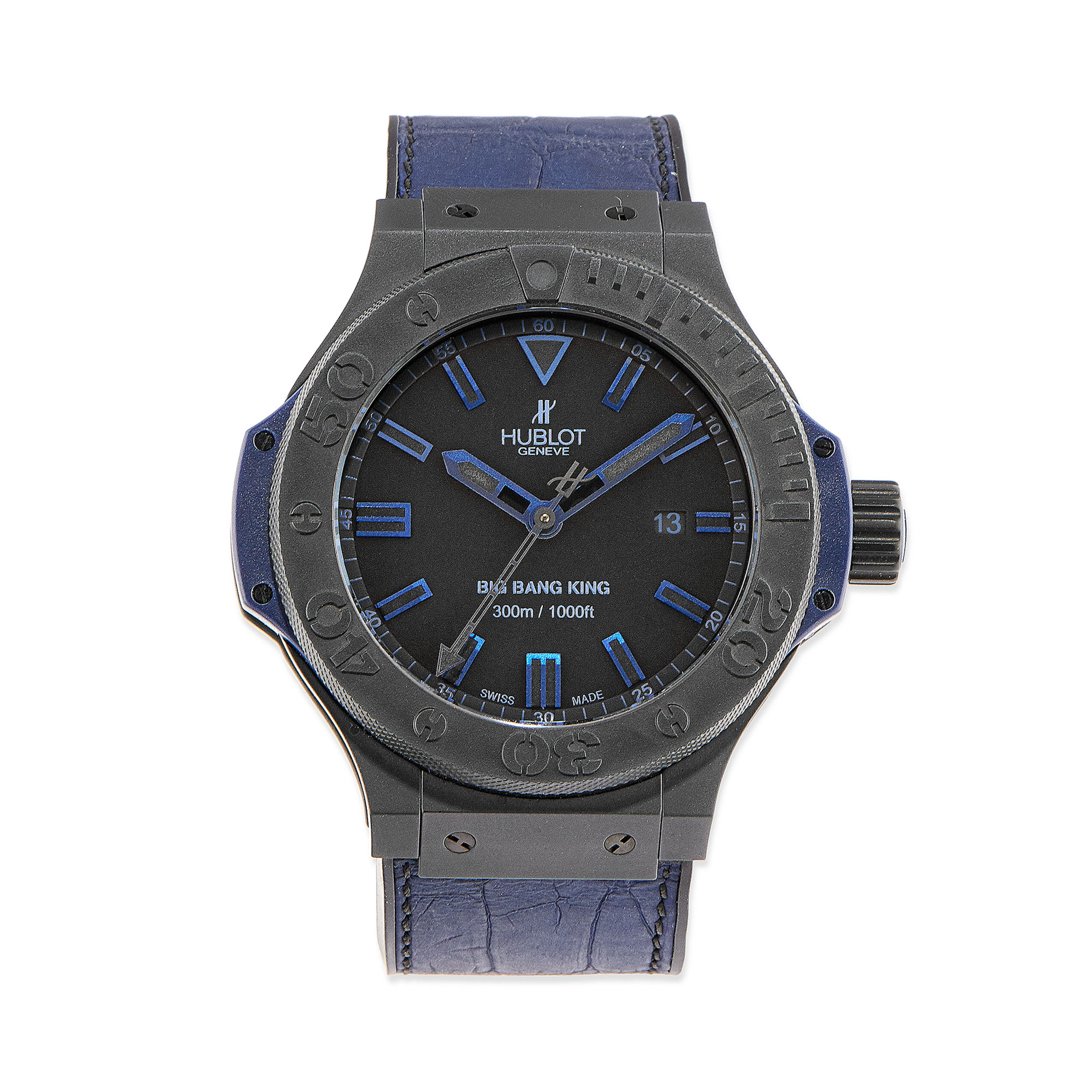 HUBLOT, BIG BANG KING "ALL BLACK BLUE" EDIZIONE LIMITATA, NO. 394/500