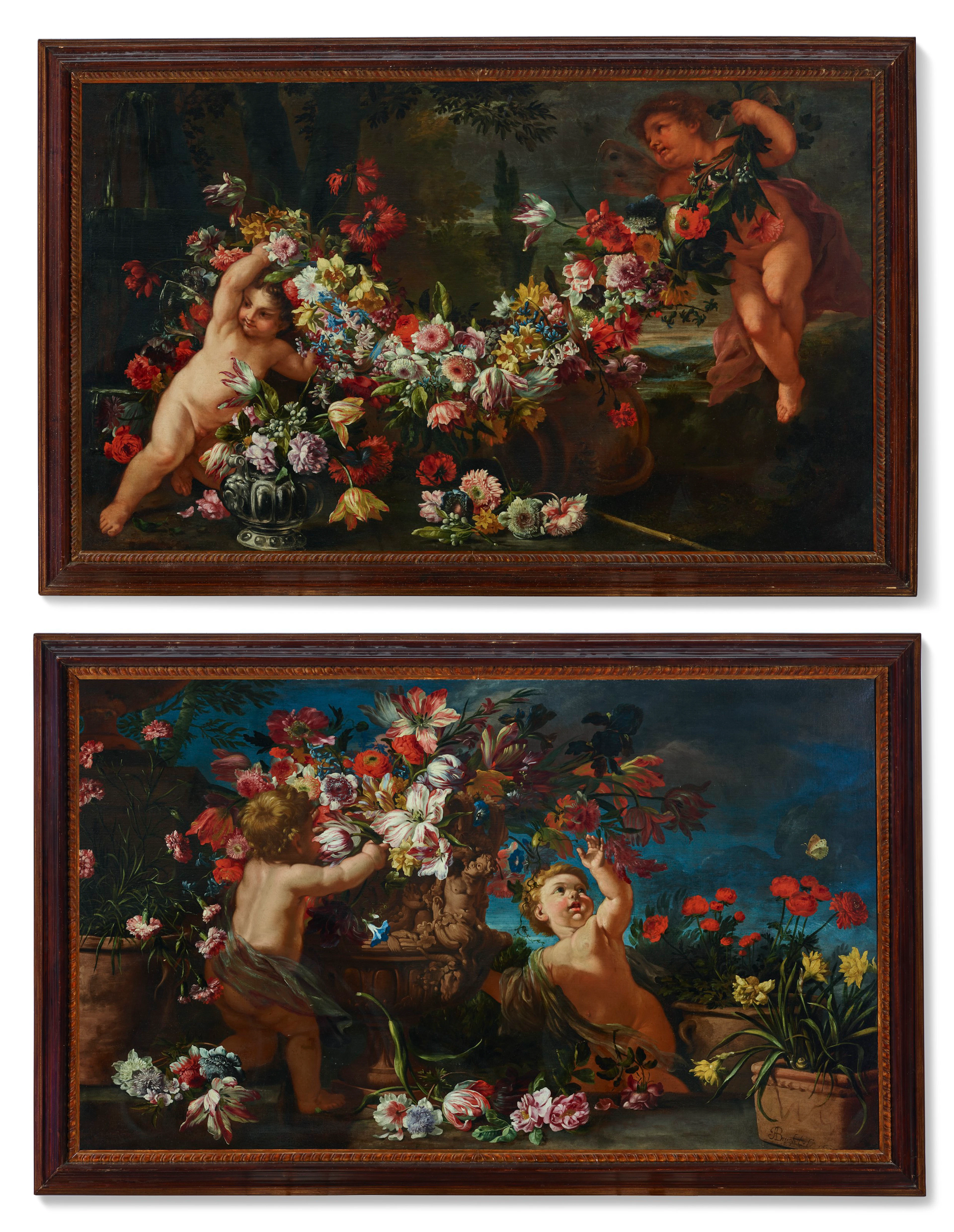 ABRAHAM BRUEGHEL (ANTWERP 1631-1697 NAPLES) AND GUILLAUME COURTOIS