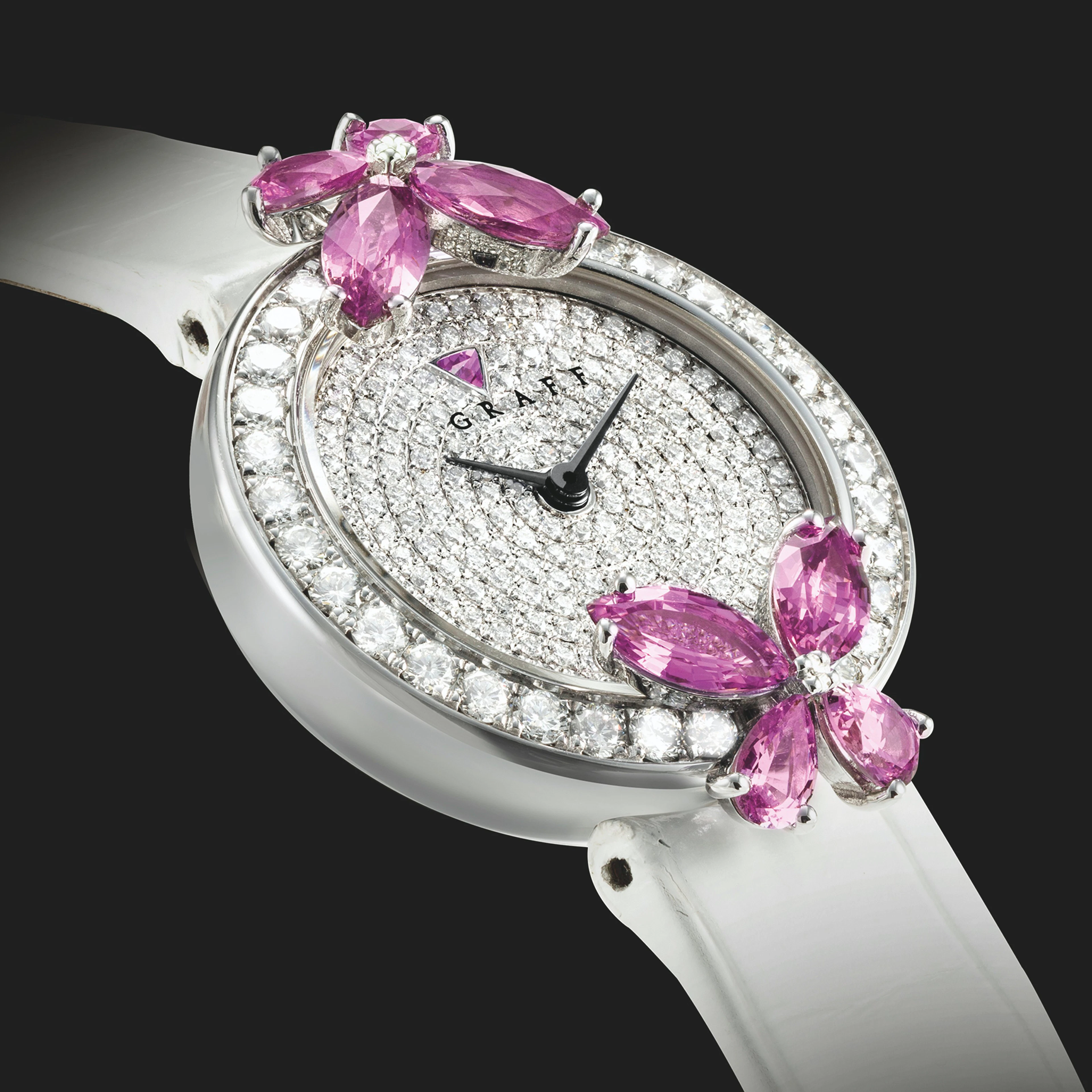 GRAFF. A LADY ’ S ELEGANT 18K WHITE GOLD