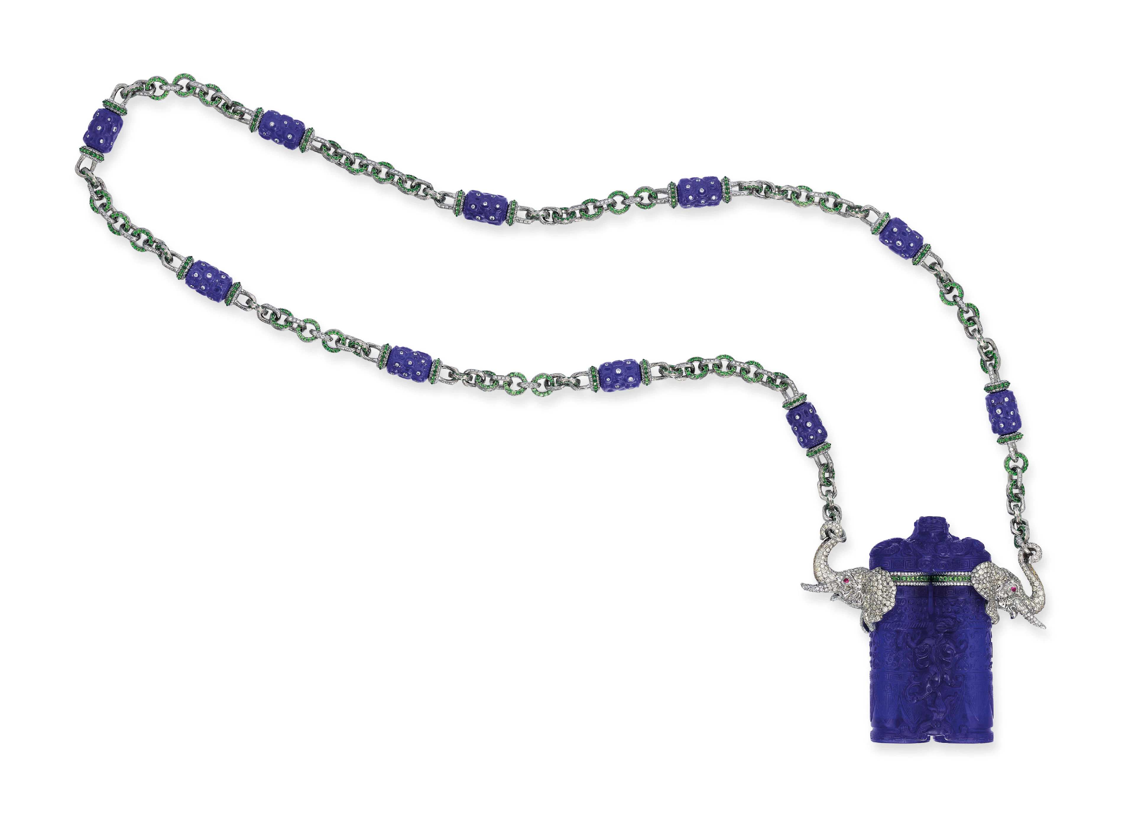 MULTI-GEM 'HIS MAJESTY'S TREASURE' NECKLACE, WALLACE CHAN