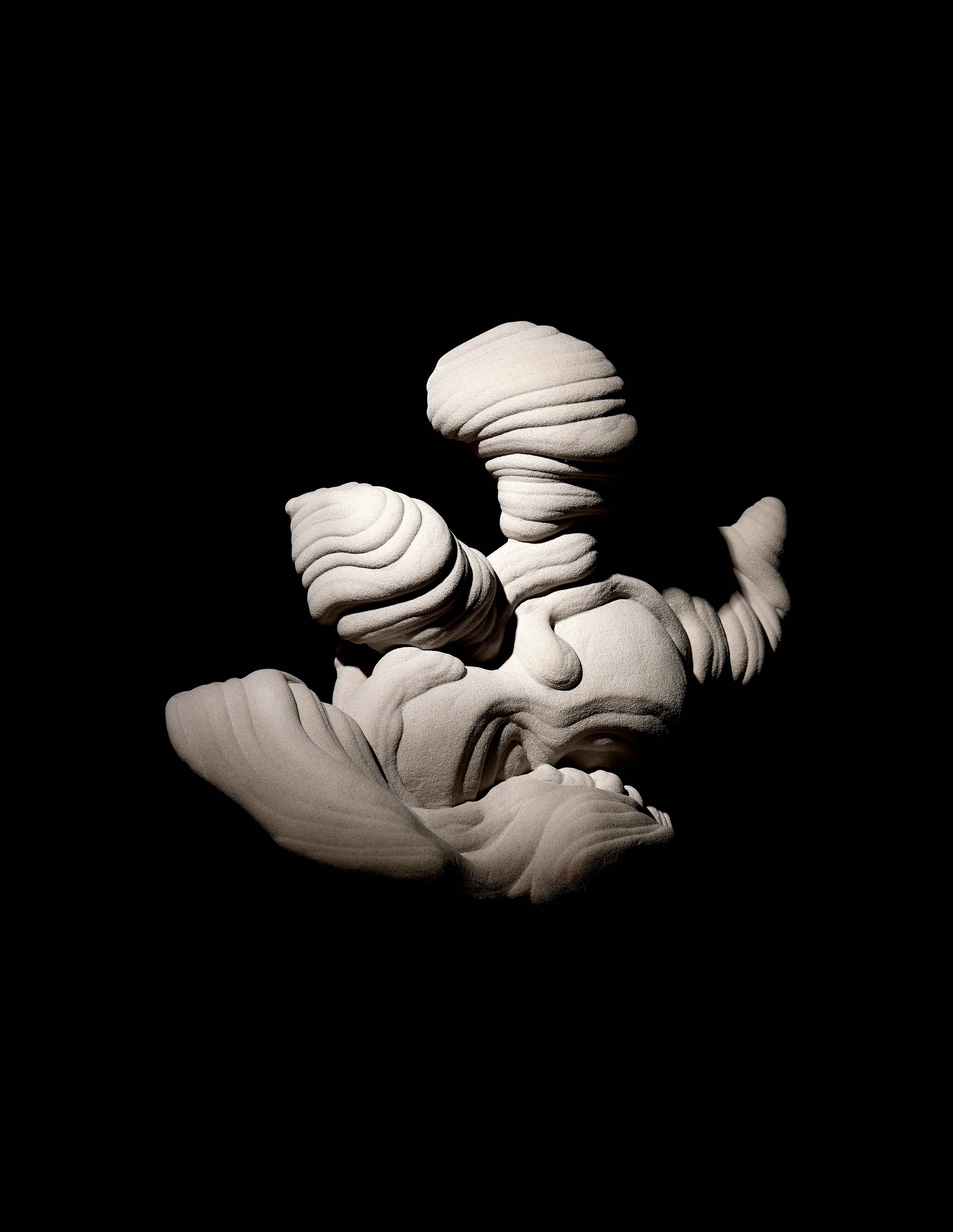 AN IMPRESSIVE GOGOTTE FORMATION EVOKING A RECUMBENT FIGURE