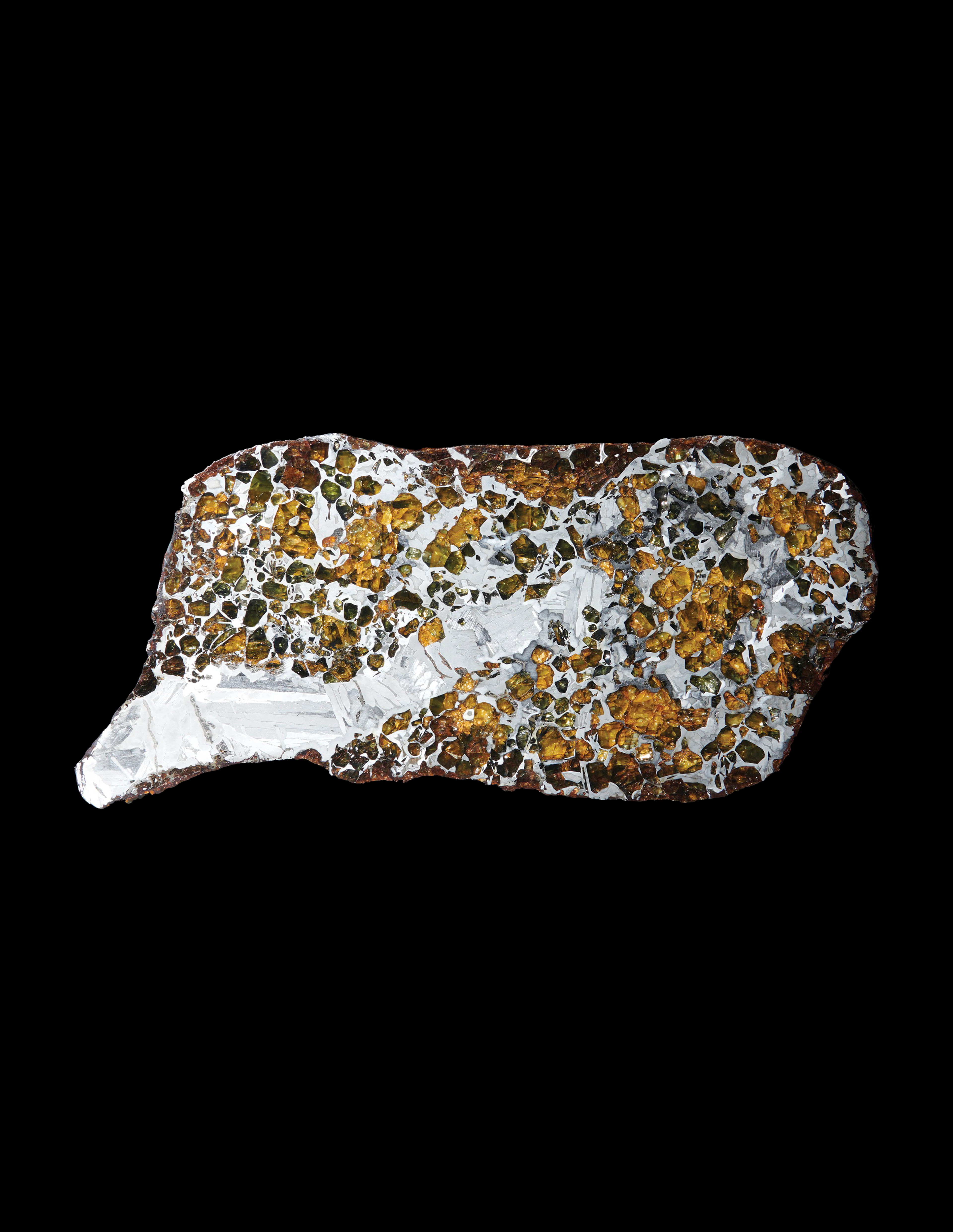 A COMPLETE SLICE OF A SEYMCHAN METEORITE...