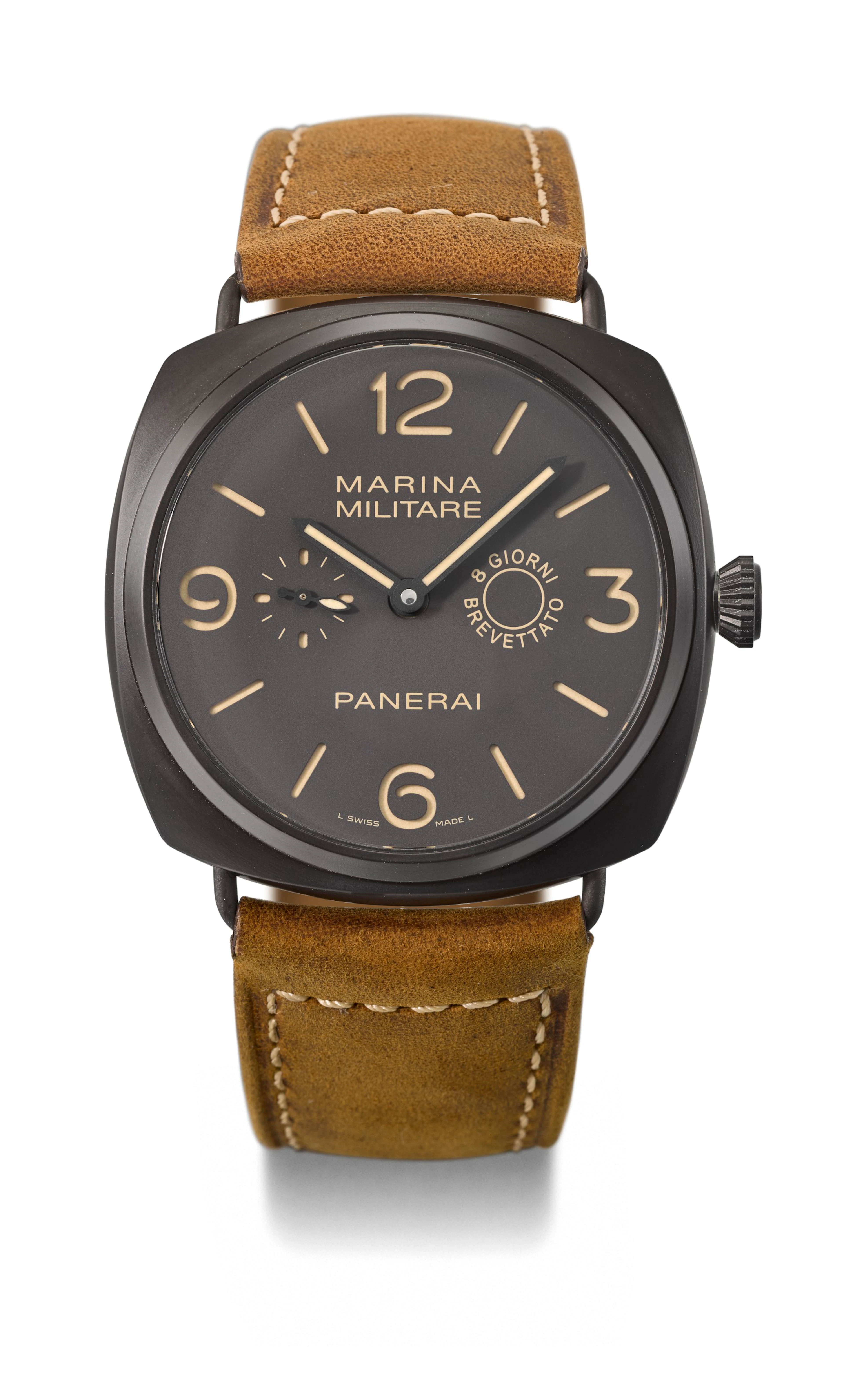 PANERAI, LIMITED EDITION COMPOSITE MARINA MILITARE 8 GIORNI, M0126/1500