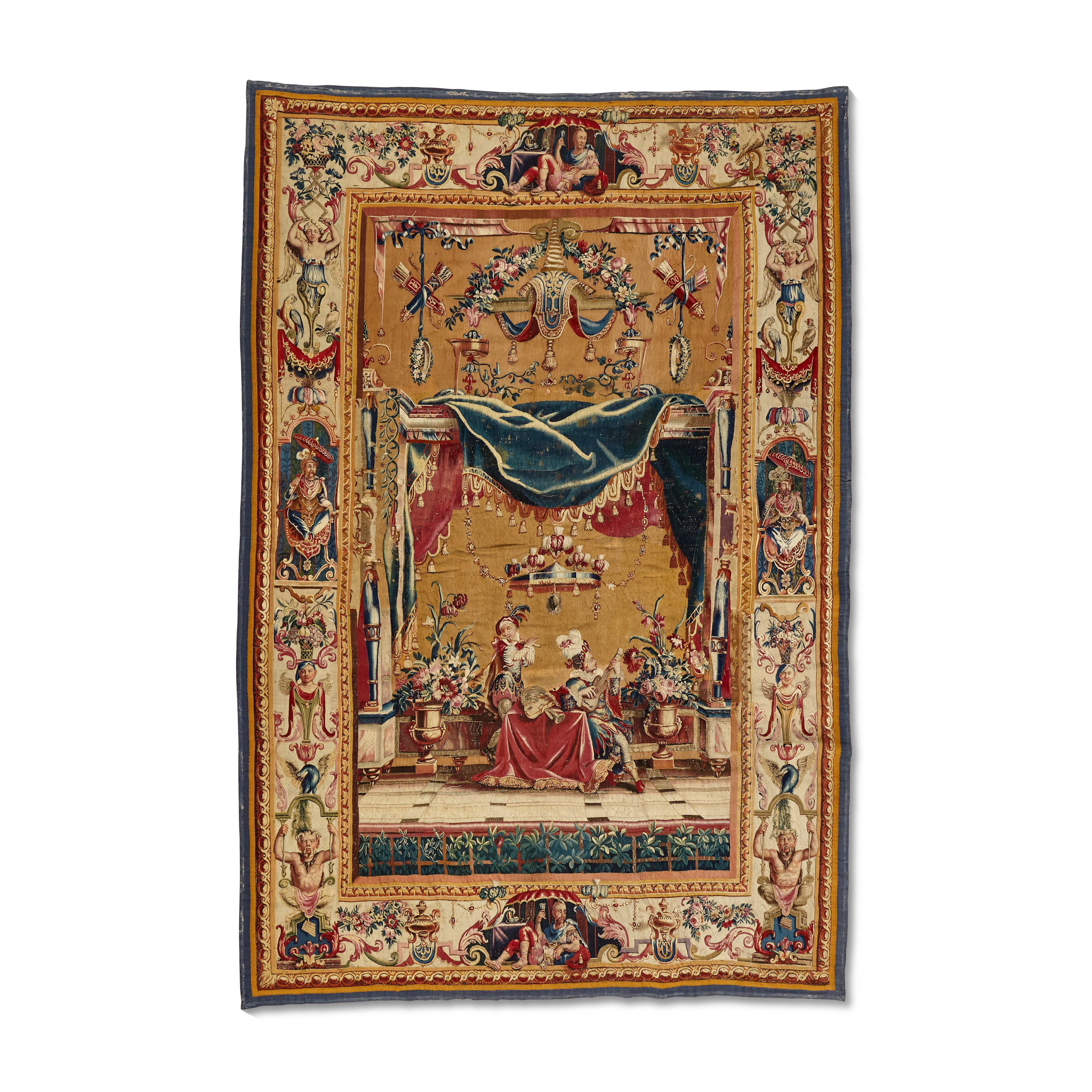 A BEAUVAIS GROTESQUE TAPESTRY