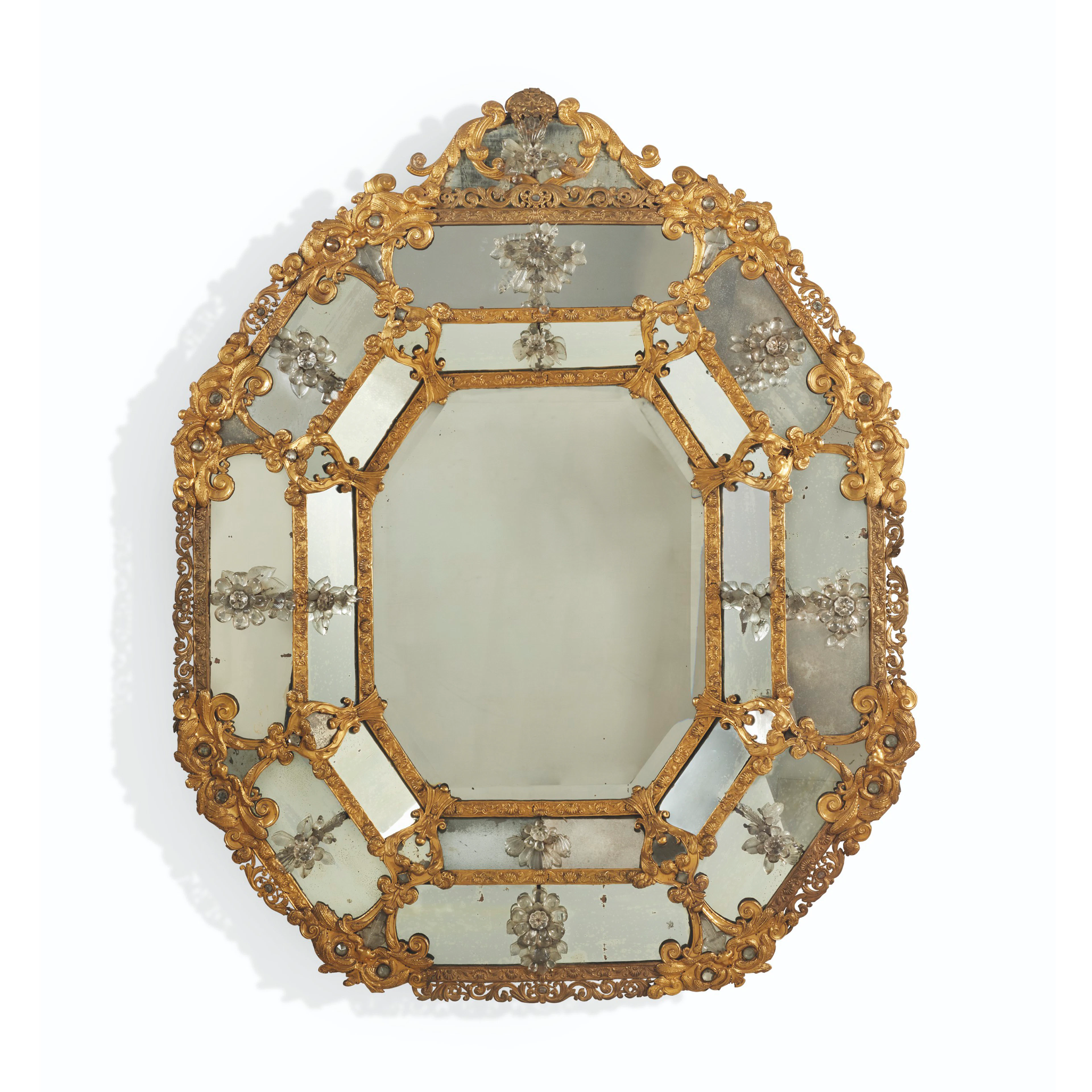 MIROIR D'ÉPOQUE BAROQUE