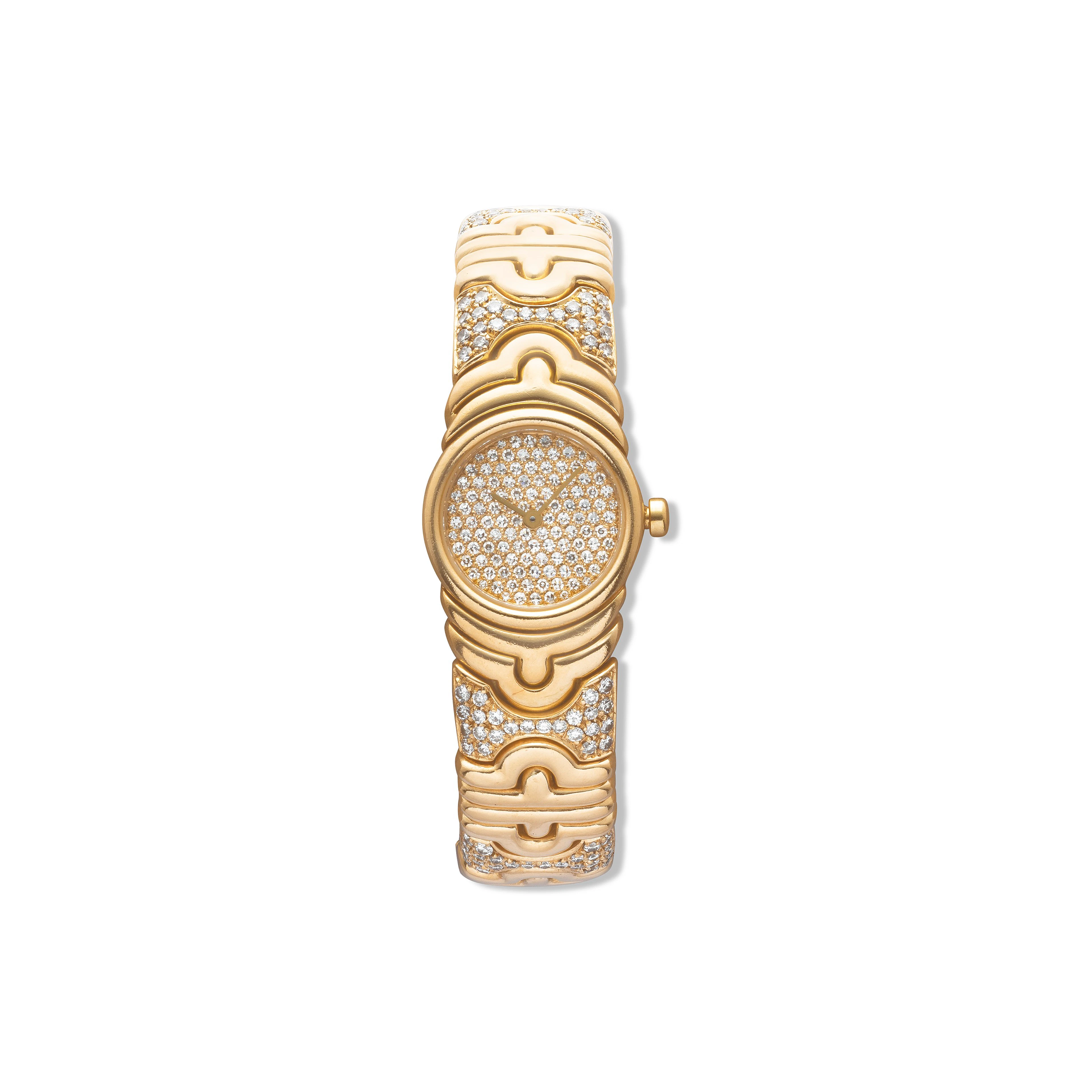 BULGARI DIAMOND 'PARENTESI' WRISTWATCH