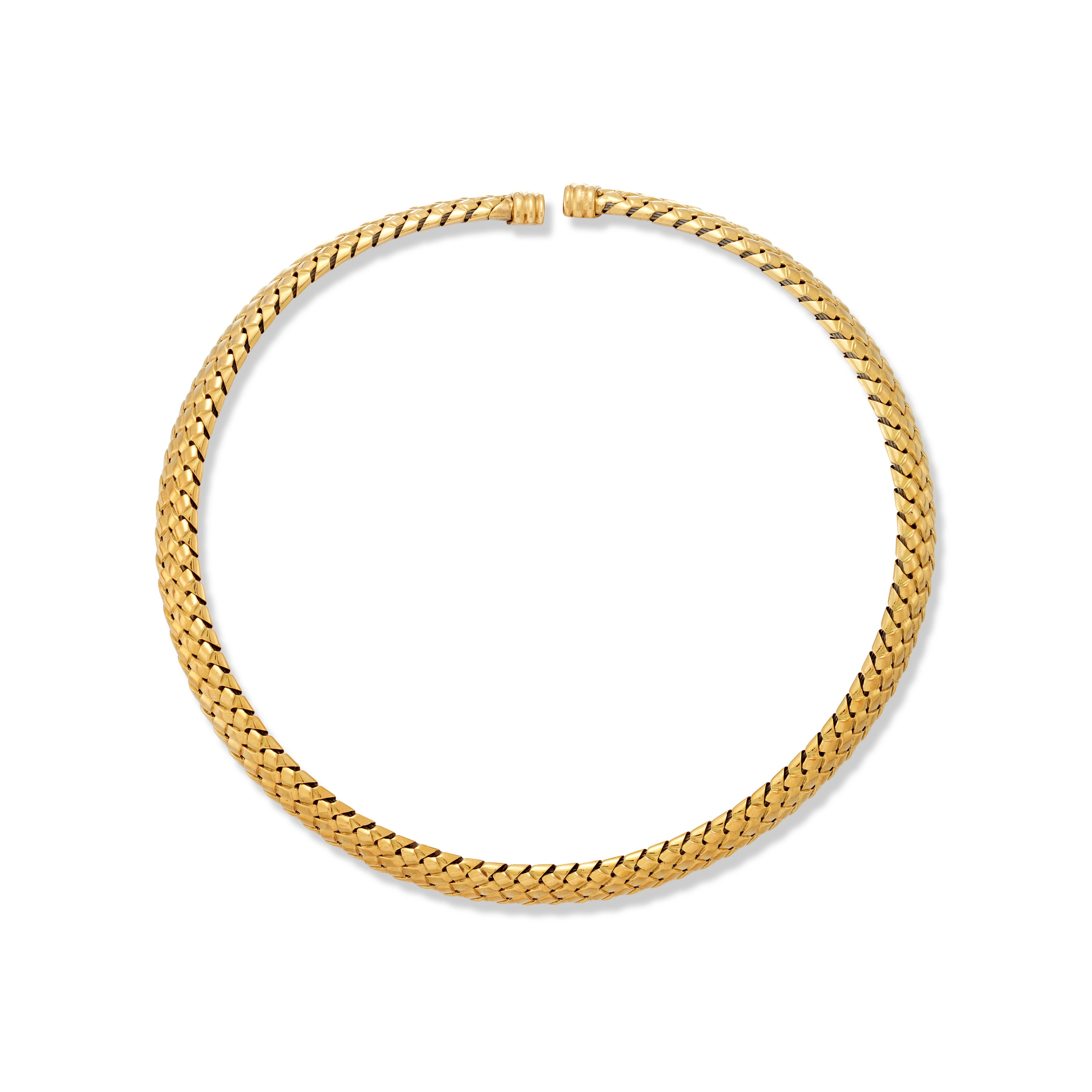 TIFFANY & CO. GOLD TORC NECKLACE