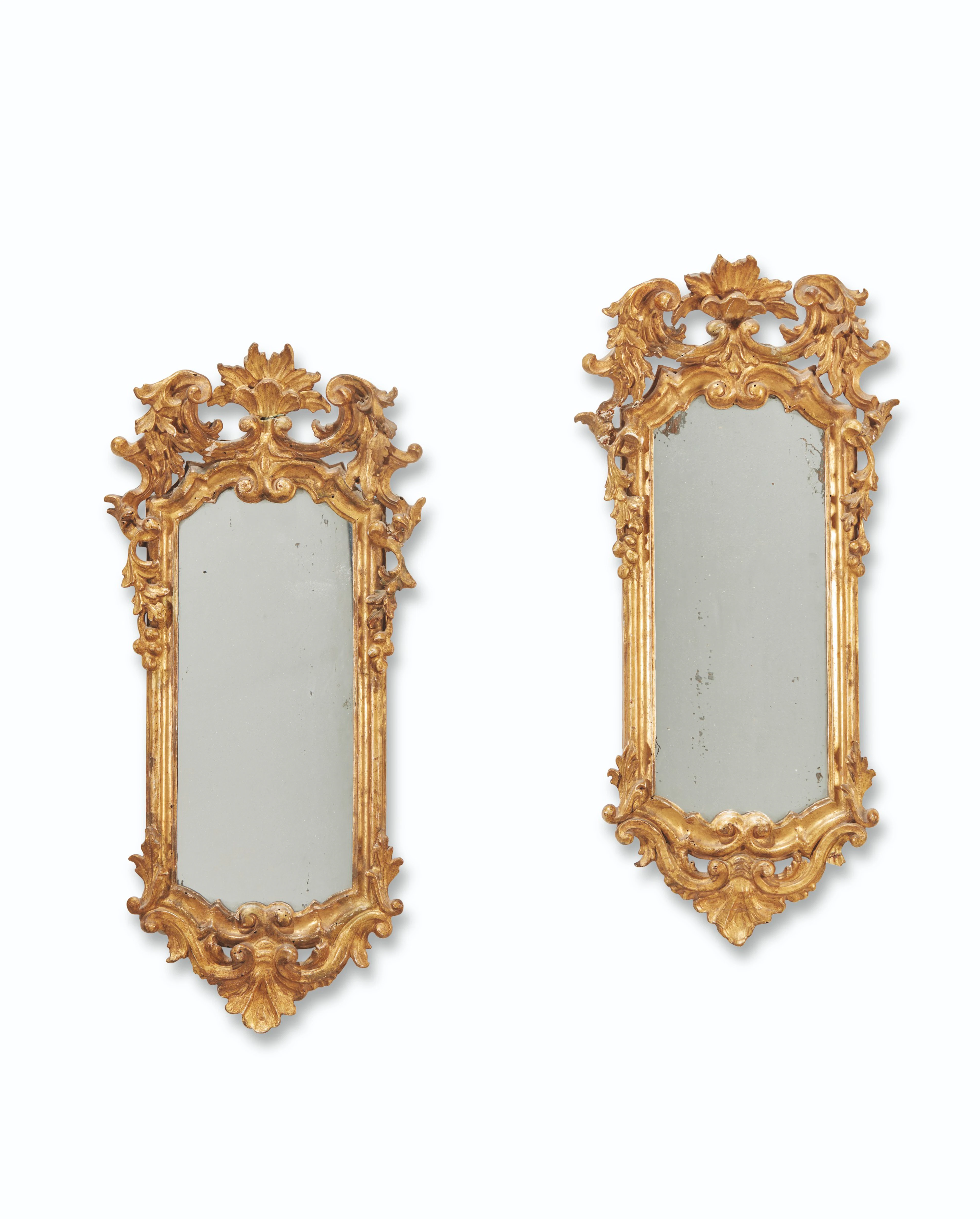PAIRE DE MIROIRS VENITIENS